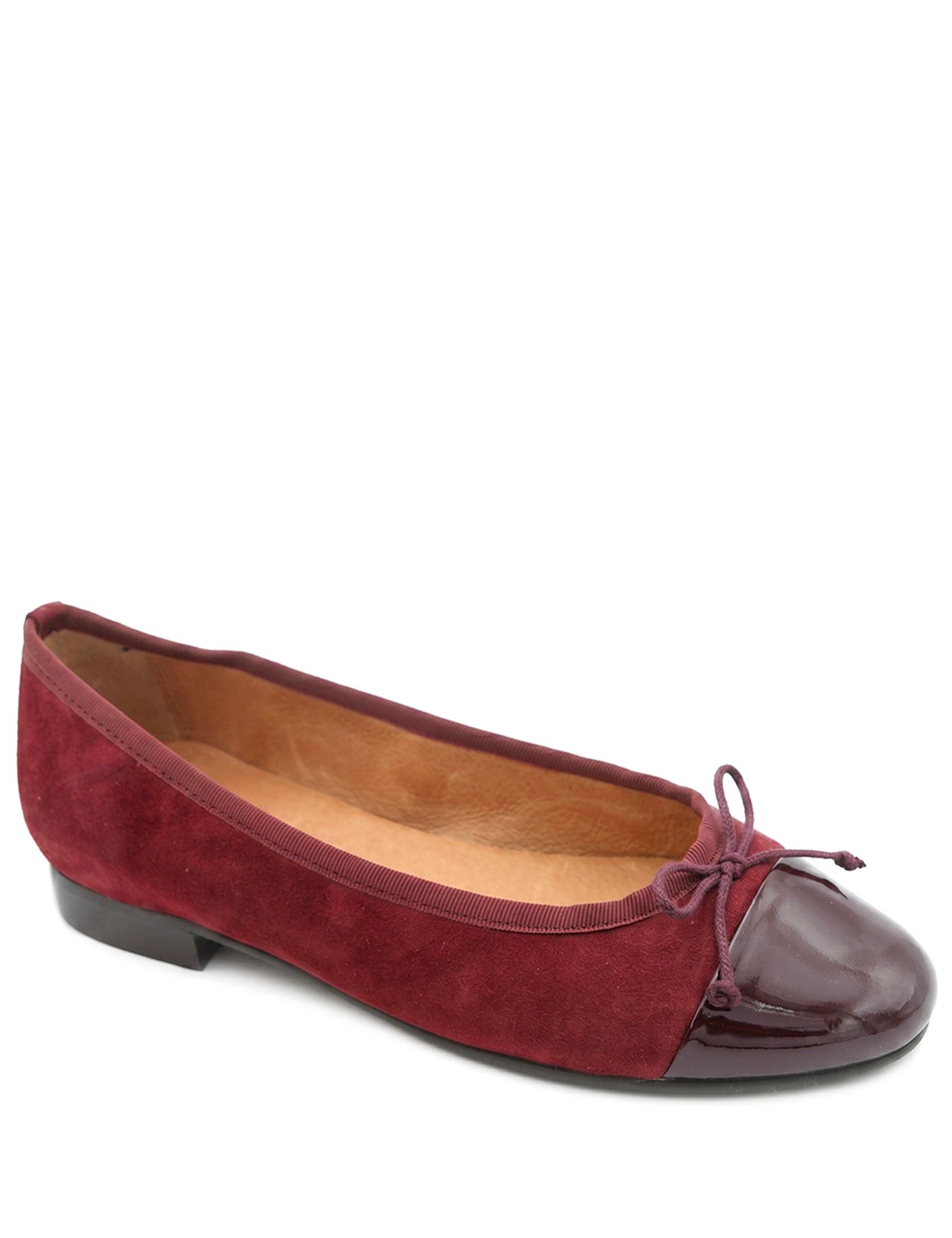Leather Block Heel Pumps 3 of 6