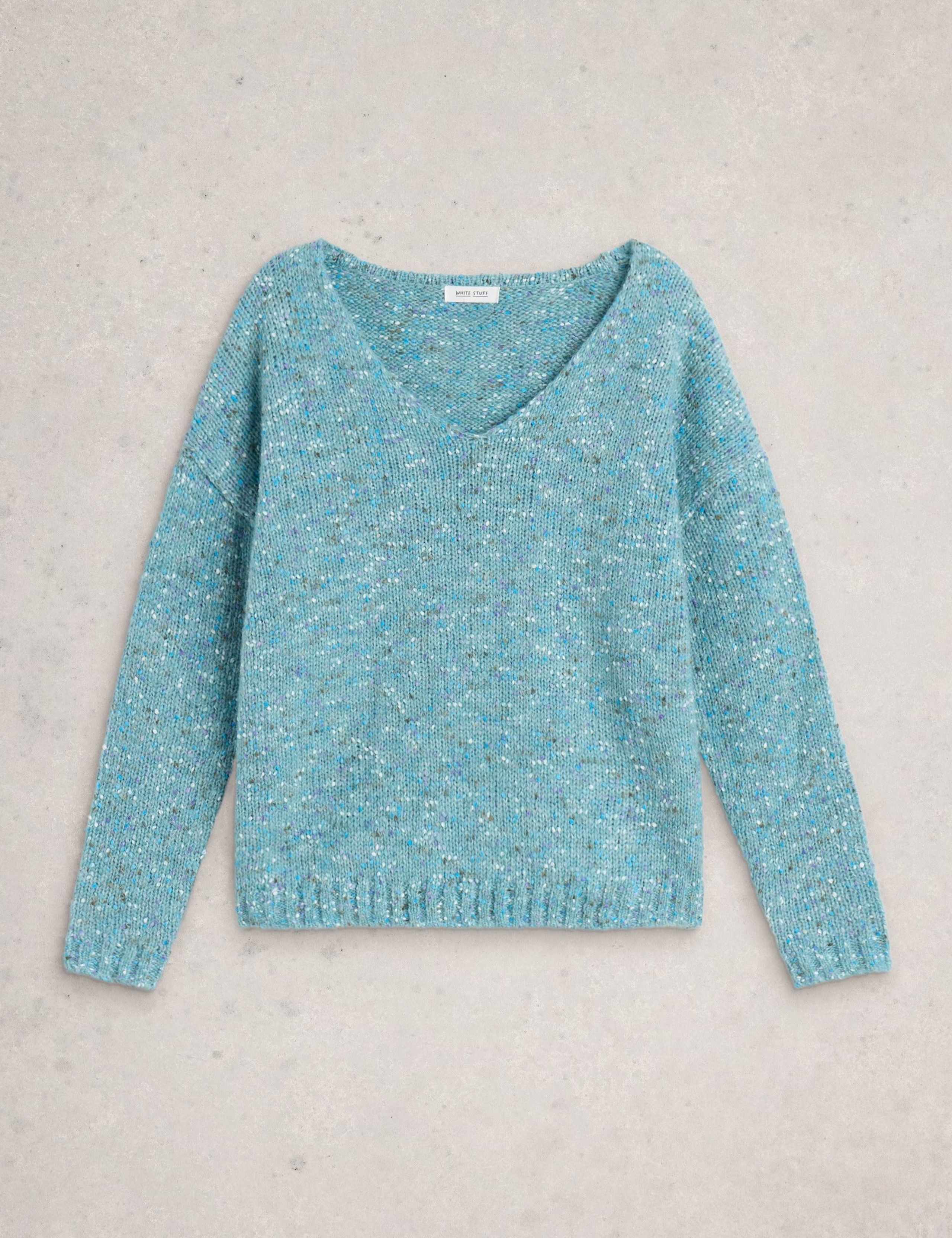 Textured Cosy V-Neck Jumper 2 of 6