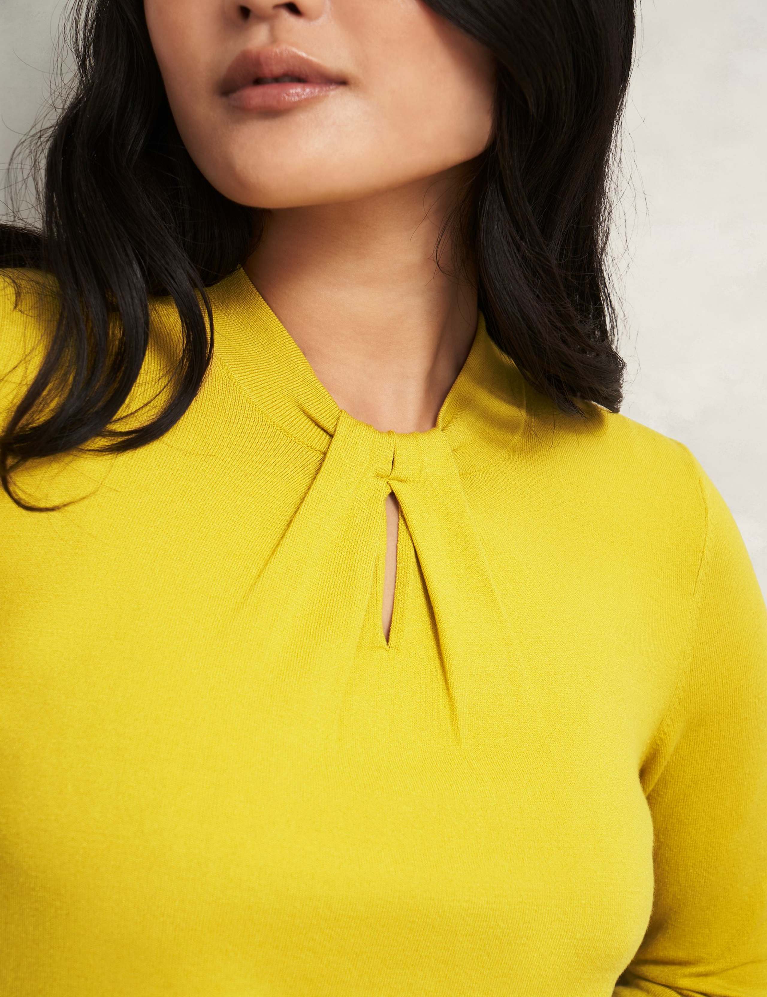 Crew Neck Keyhole Jumper 4 of 5