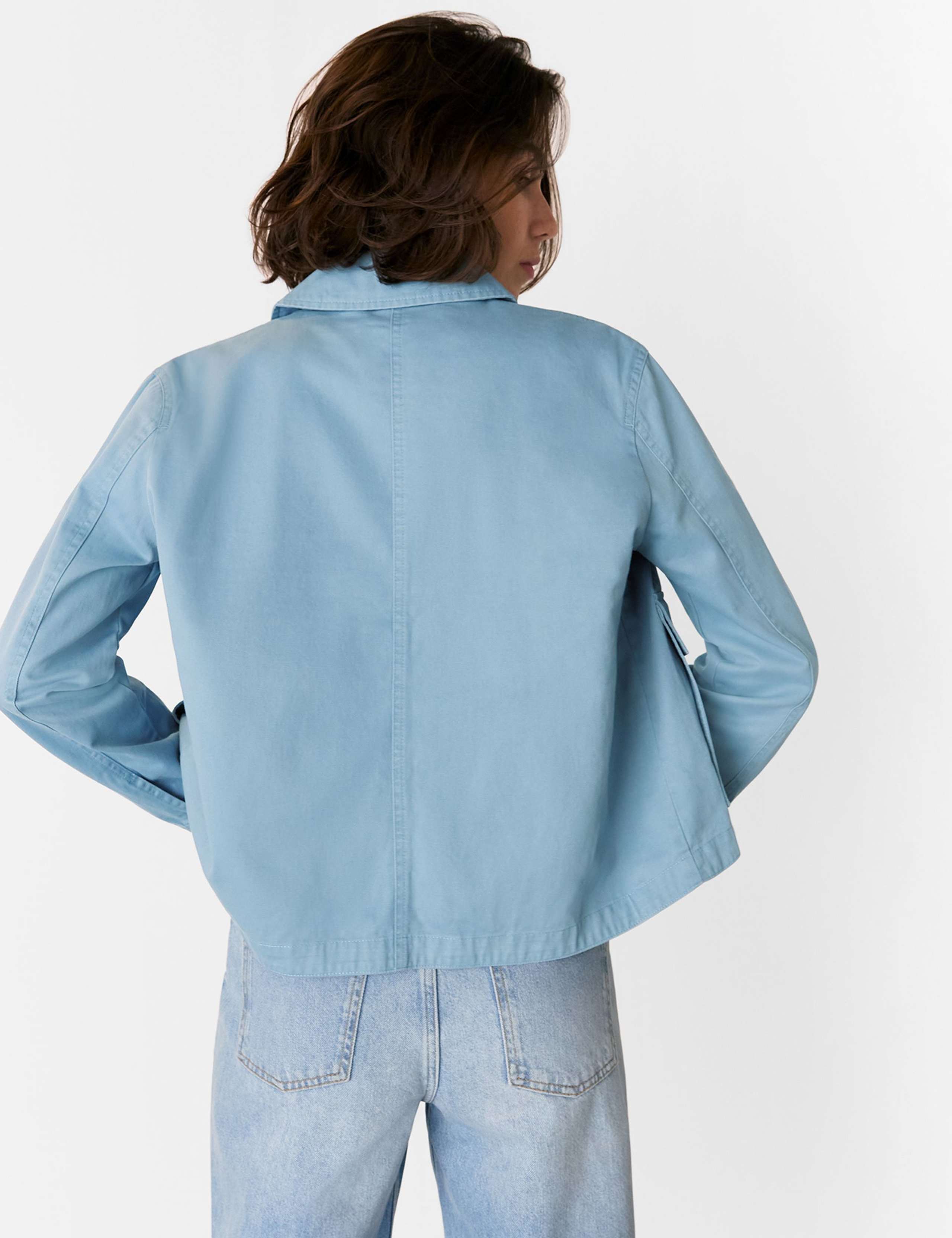 Pure Cotton Collared Short Jacket 4 of 4