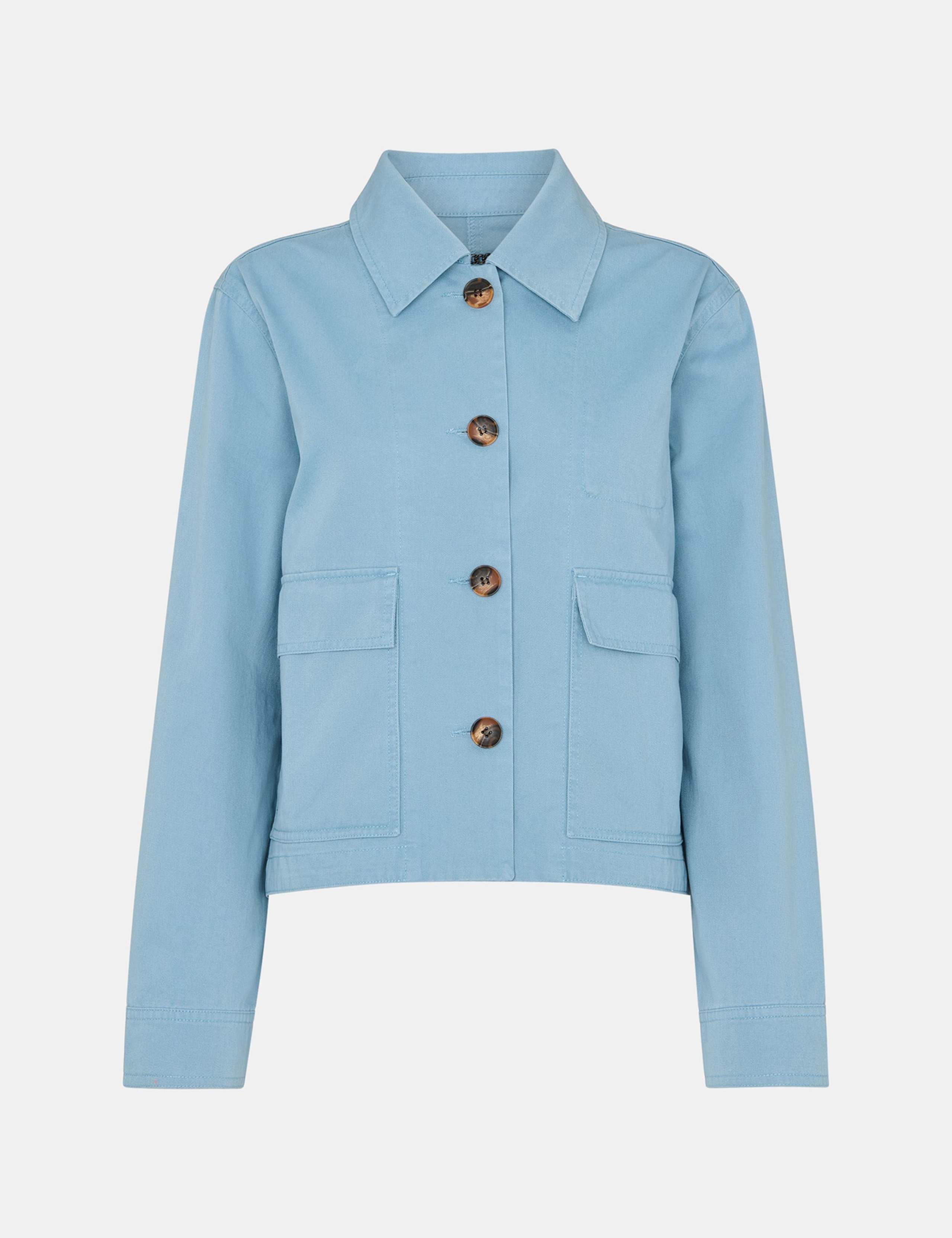 Pure Cotton Collared Short Jacket 2 of 4
