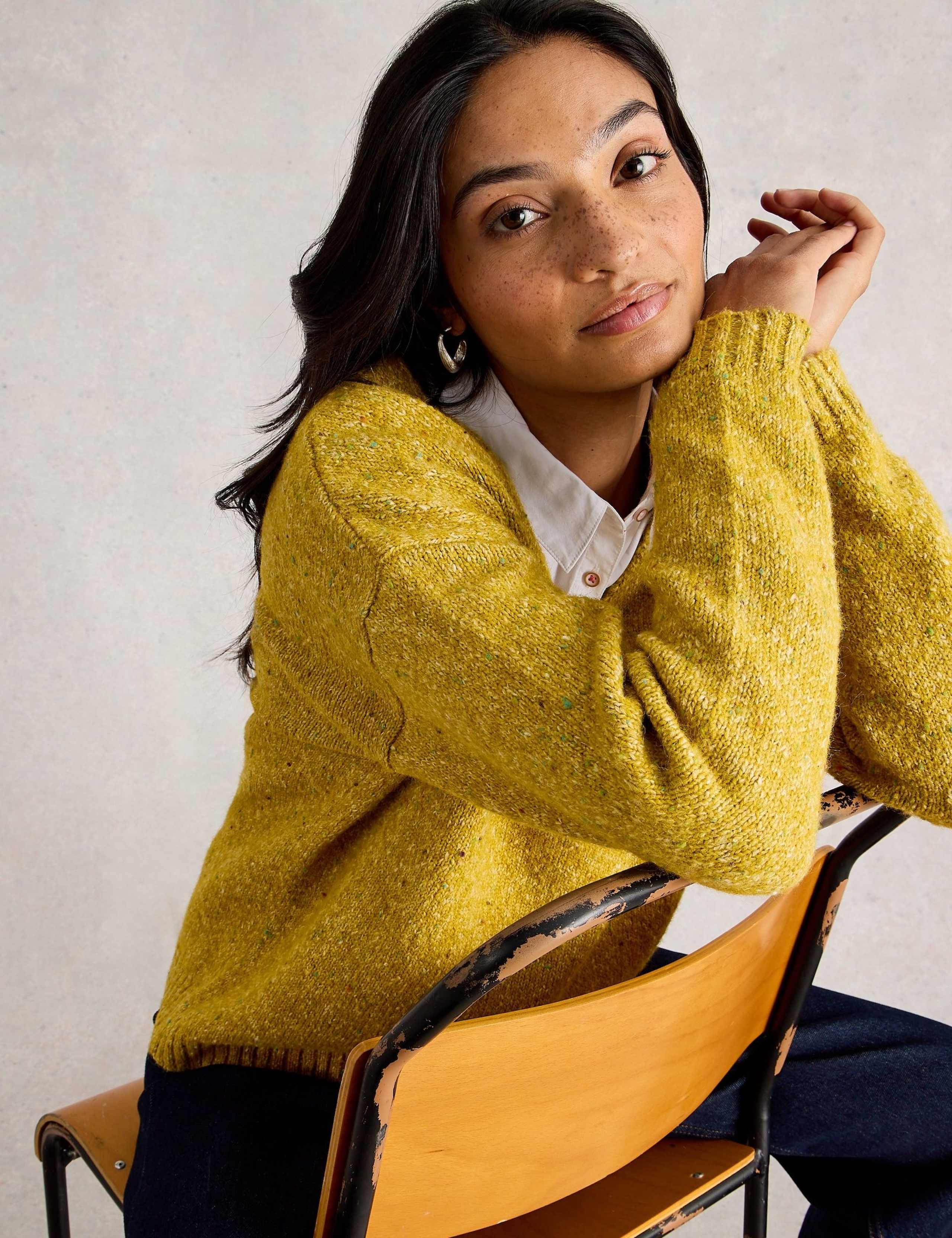 Textured V-Neck Jumper 5 of 6