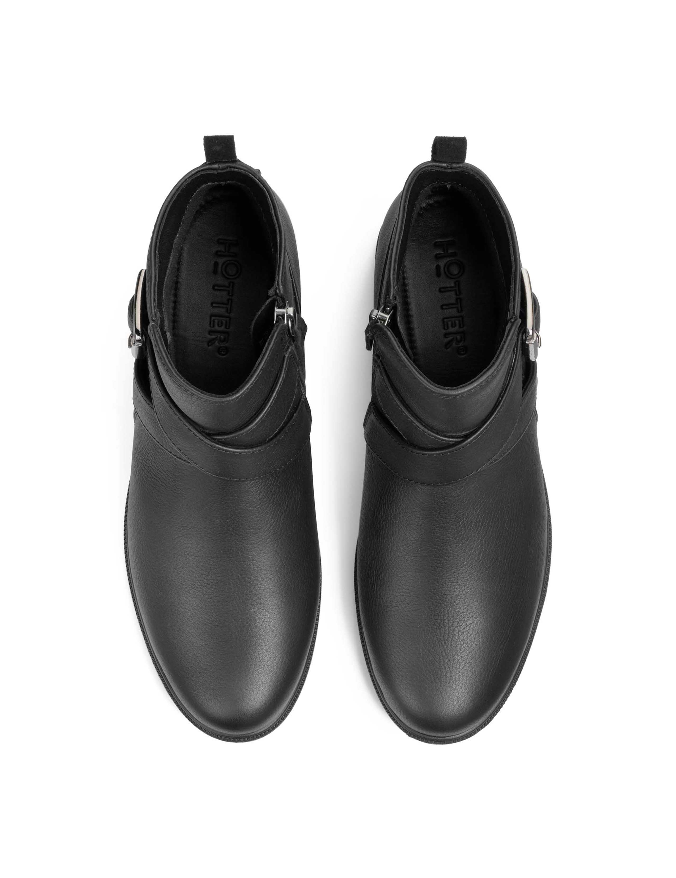 Kingsley Leather Buckle Ankle Boots 3 of 4