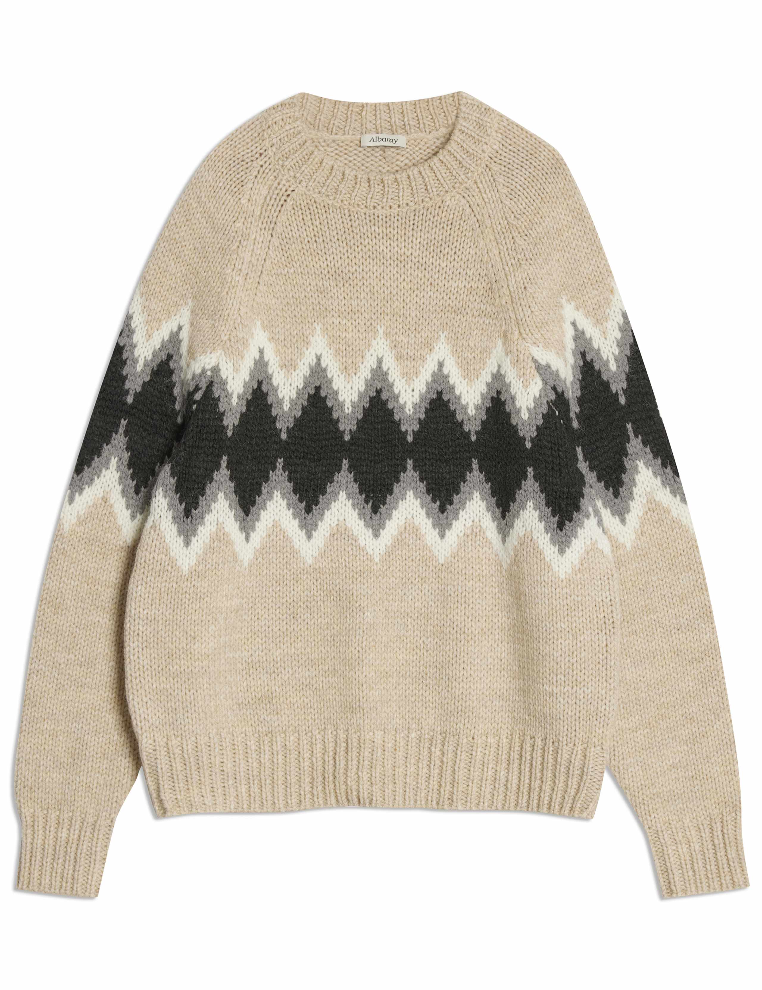 Wool Blend Argyle Stripe Jumper 2 of 4