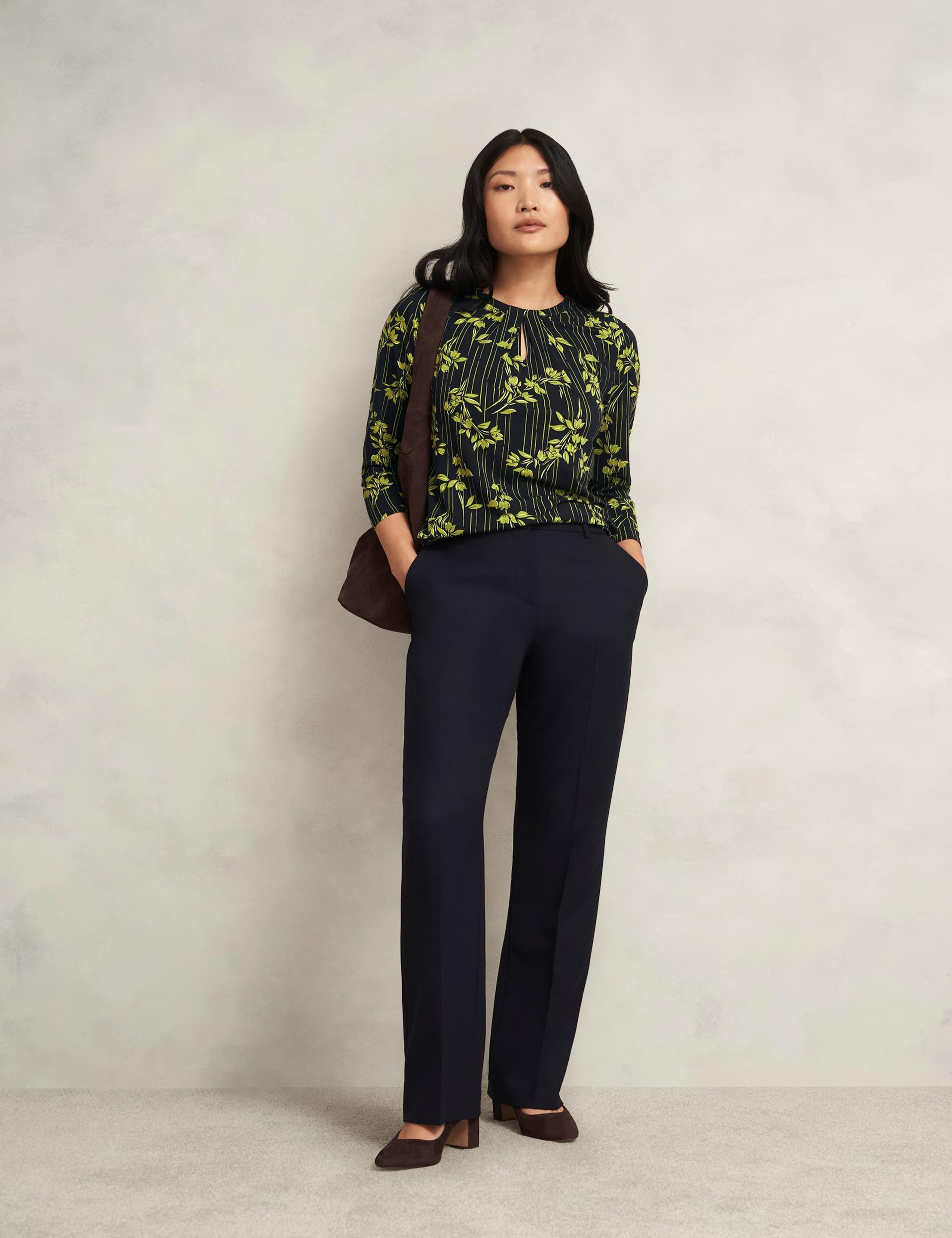 Floral Crew Neck Blouse 3 of 6