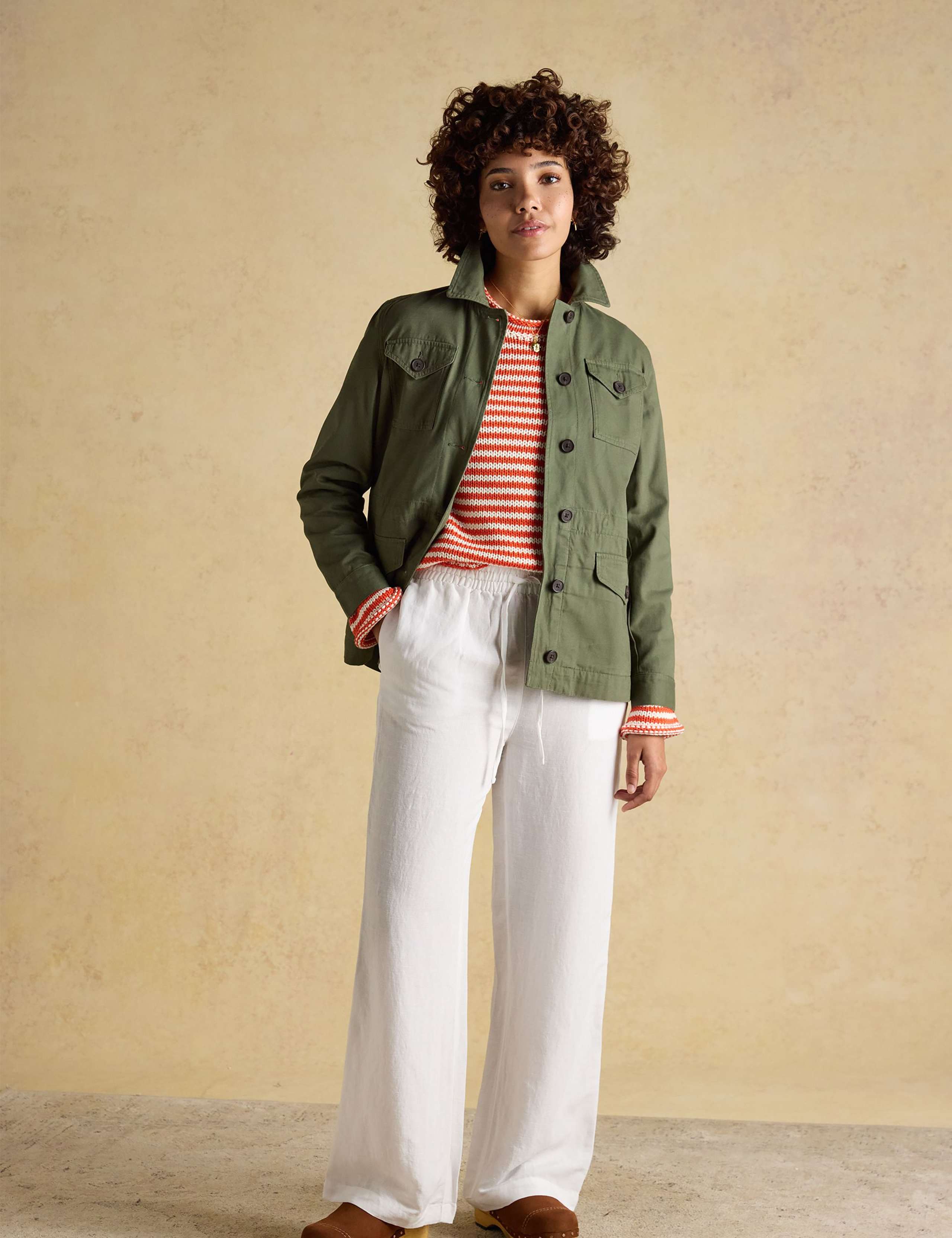 Pure Cotton Lightweight Utility Jacket 4 of 9