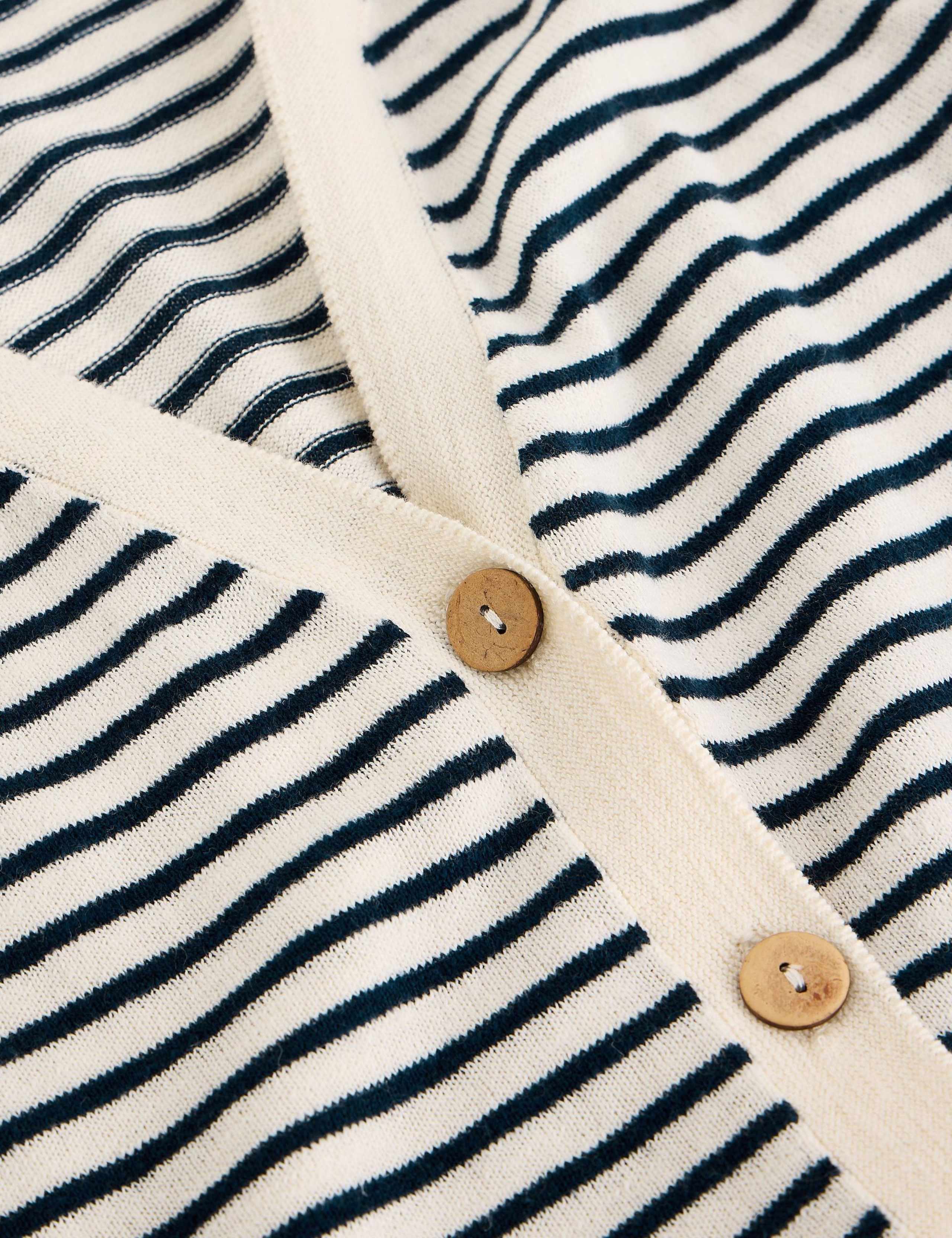 Nova Cotton Rich Striped V-Neck Tank 3 of 6