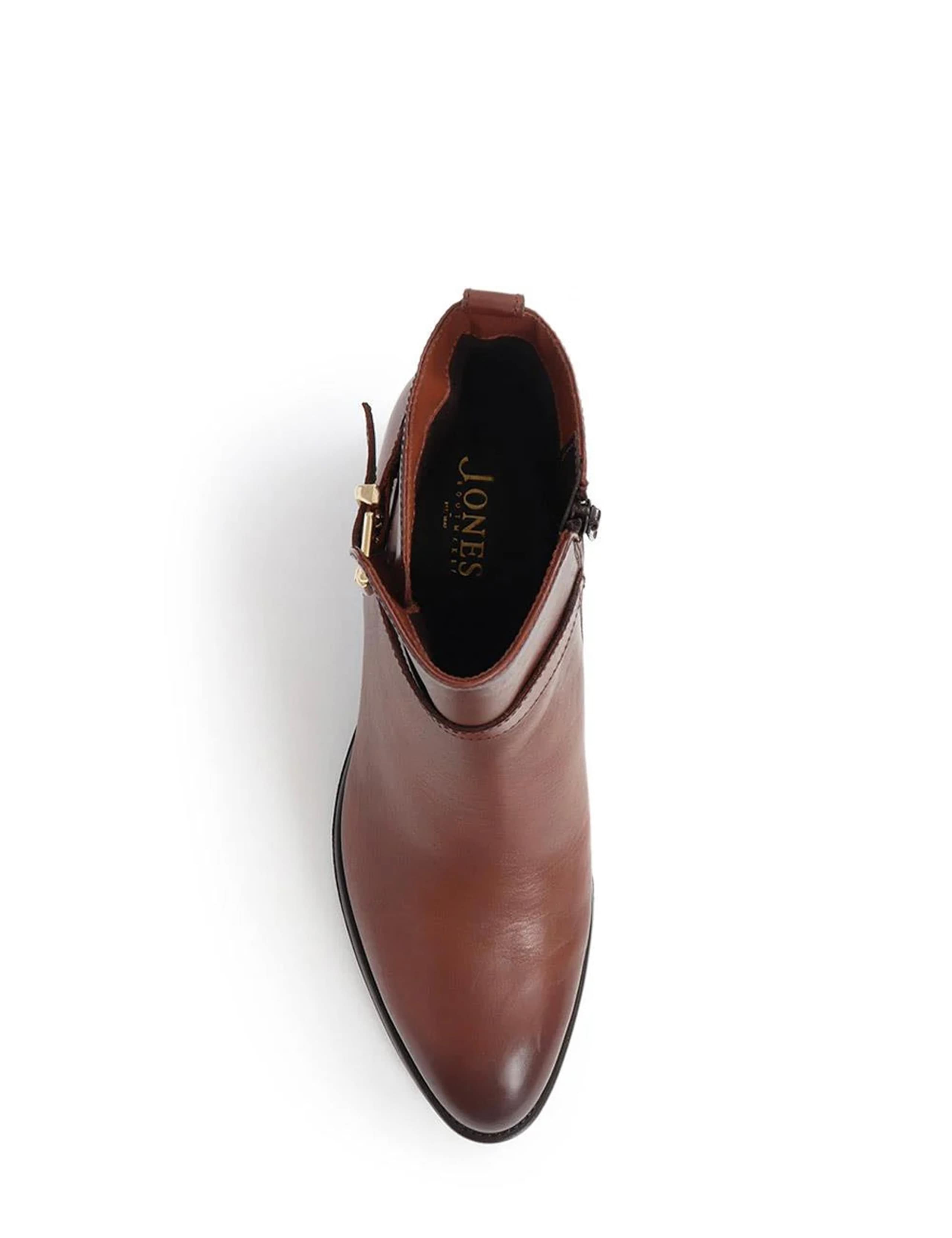 Leather Block Heel Ankle Boots 6 of 6