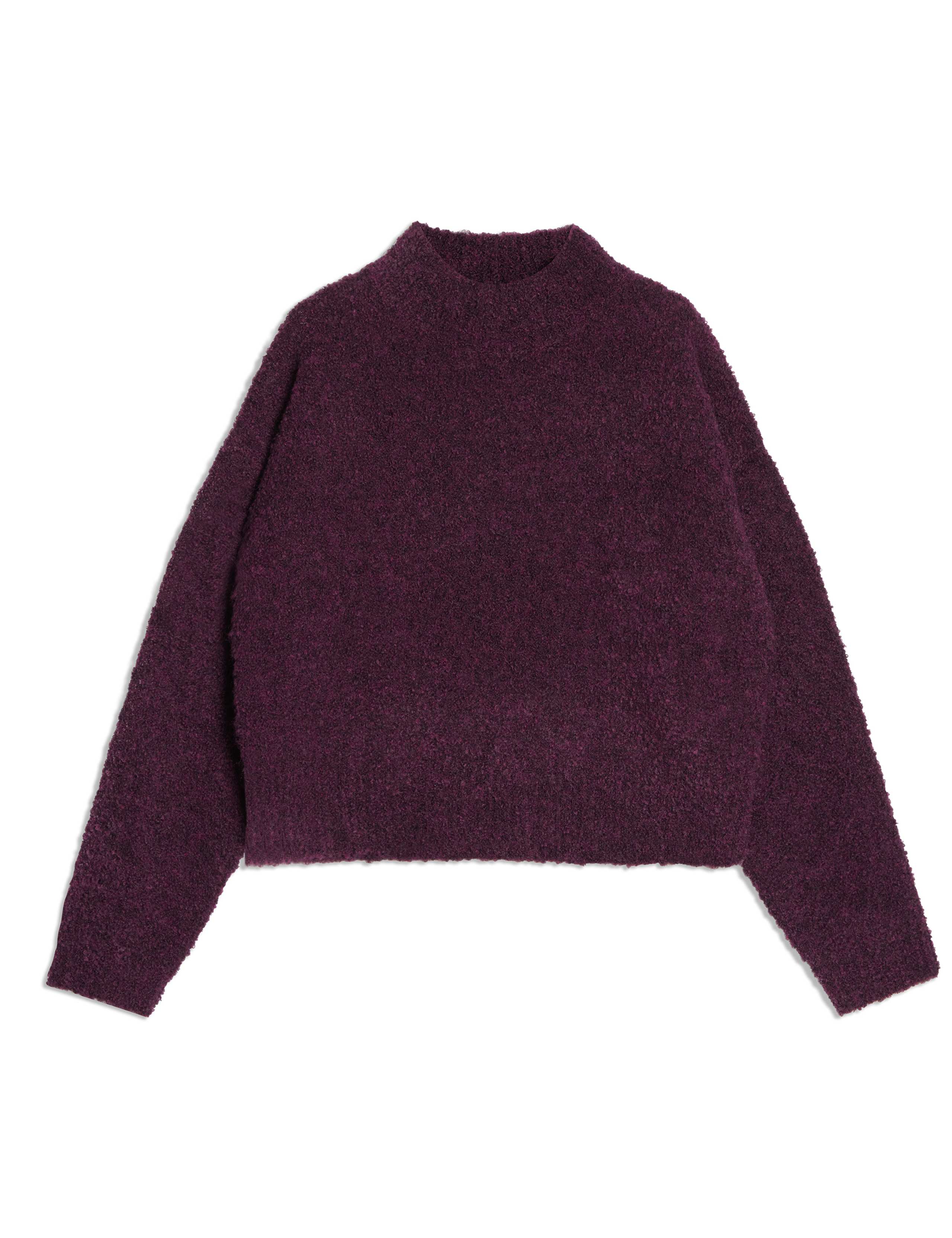 Bouclé Crew Neck Jumper with Wool 2 of 5