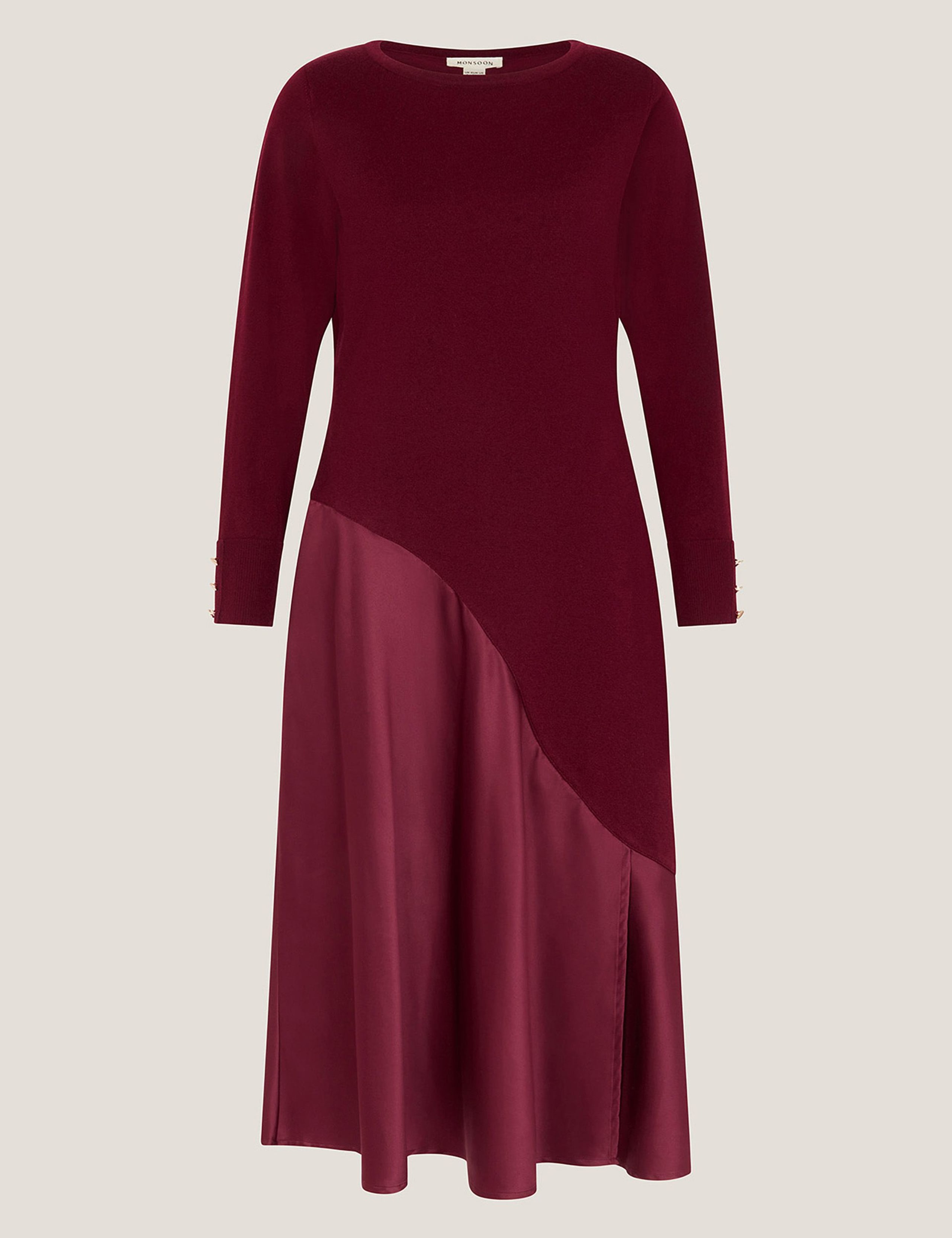 Satin Midi Dress 2 of 4