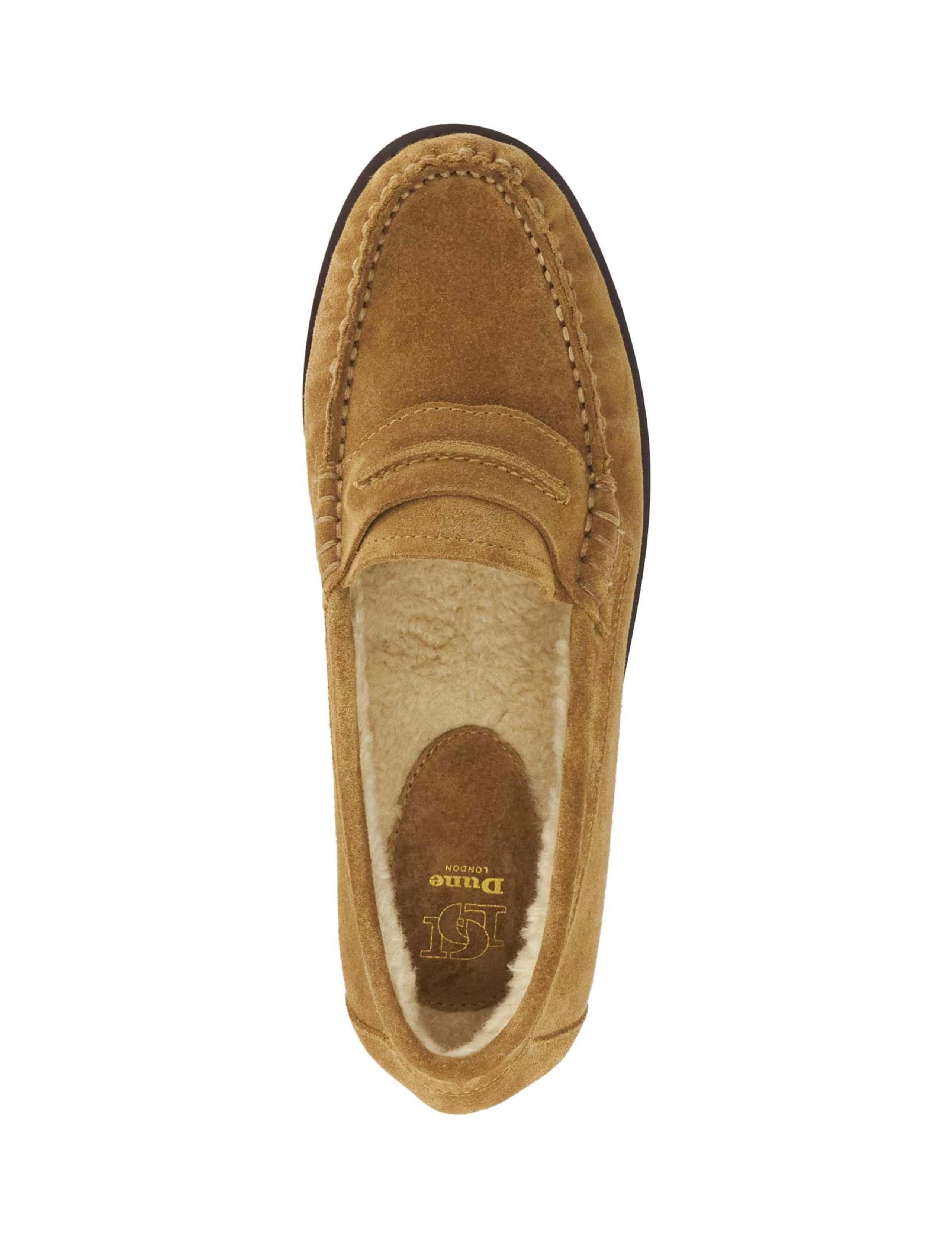 Suede Faux Fur Lined Loafers 2 of 5