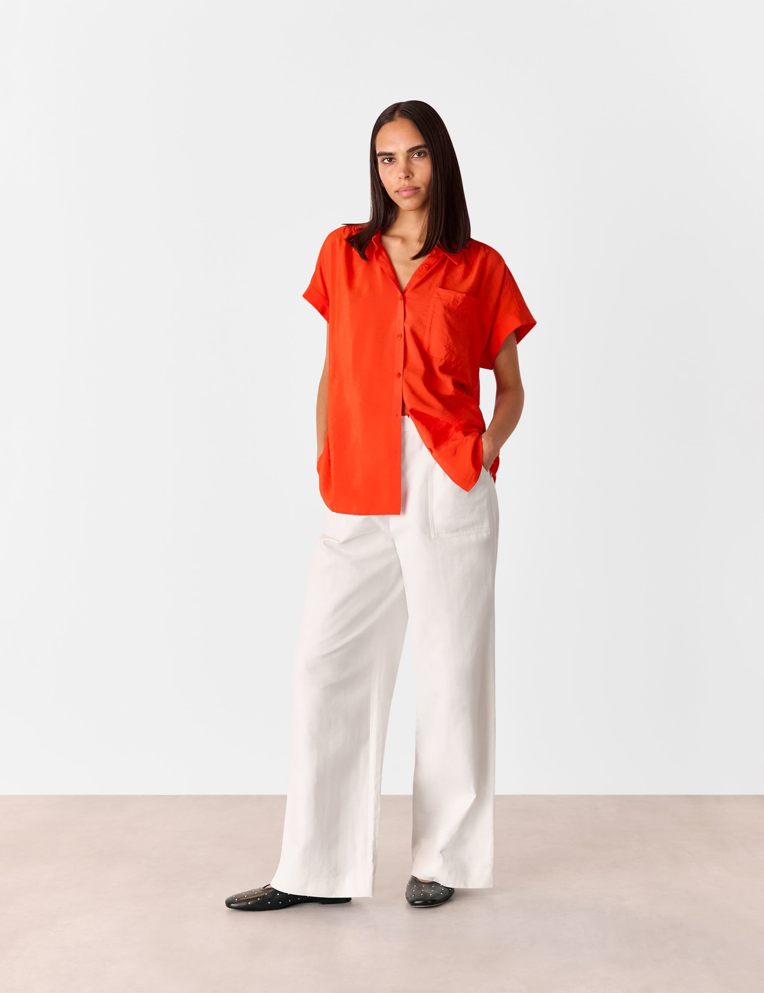 Collared Button Through Shirt 1 of 4