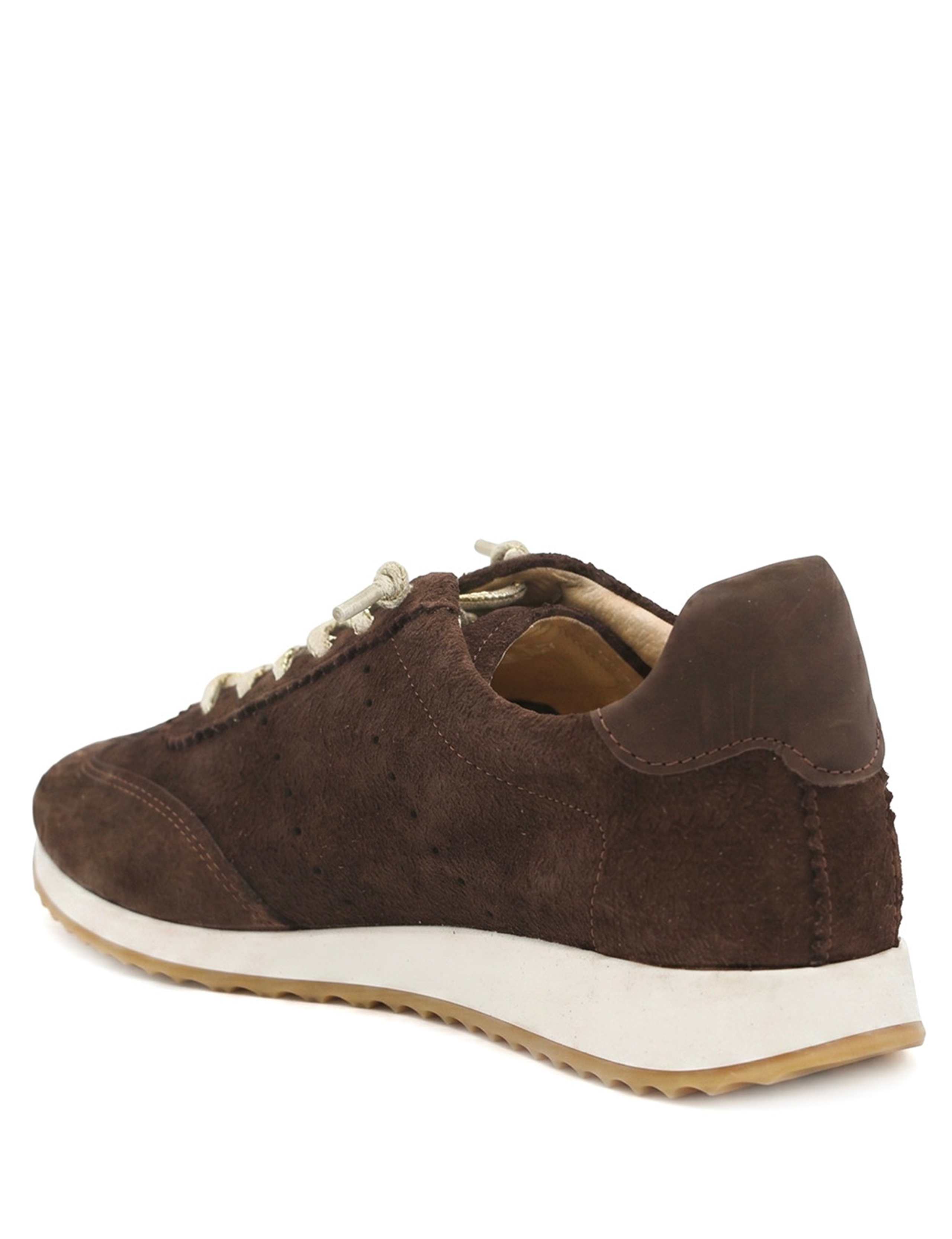 Alenya Suede Leather Lace Up Trainers 5 of 6