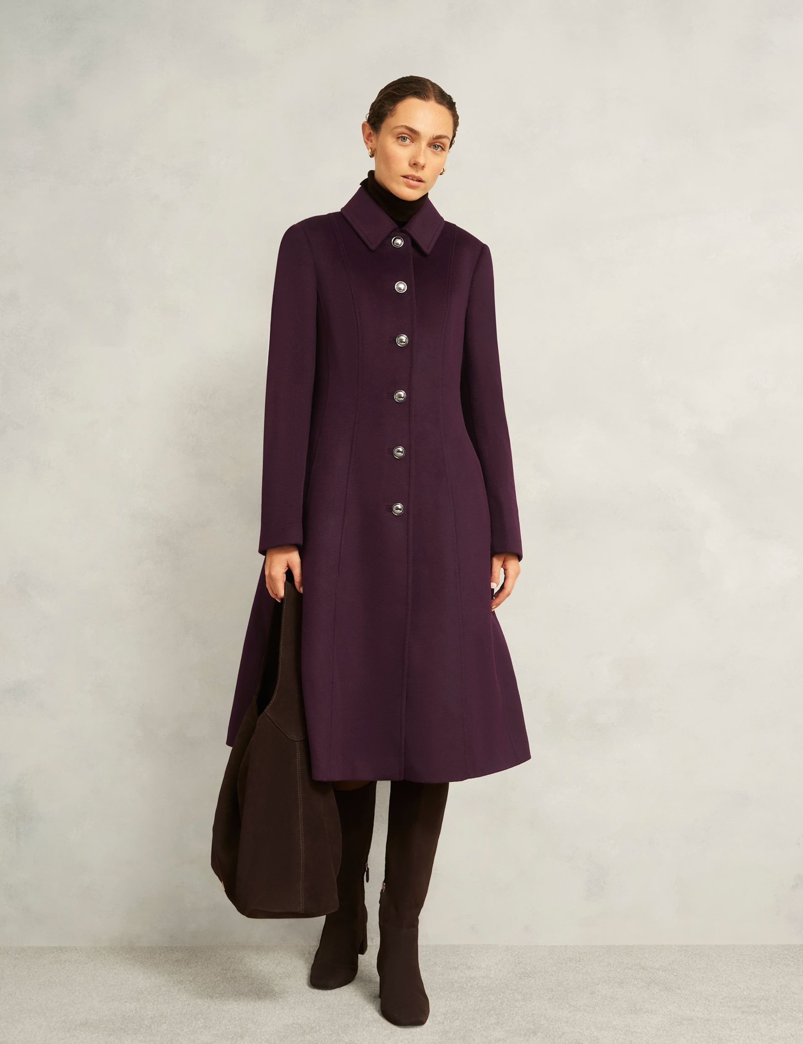 Pure Wool Longline Tailored Coat 3 of 6