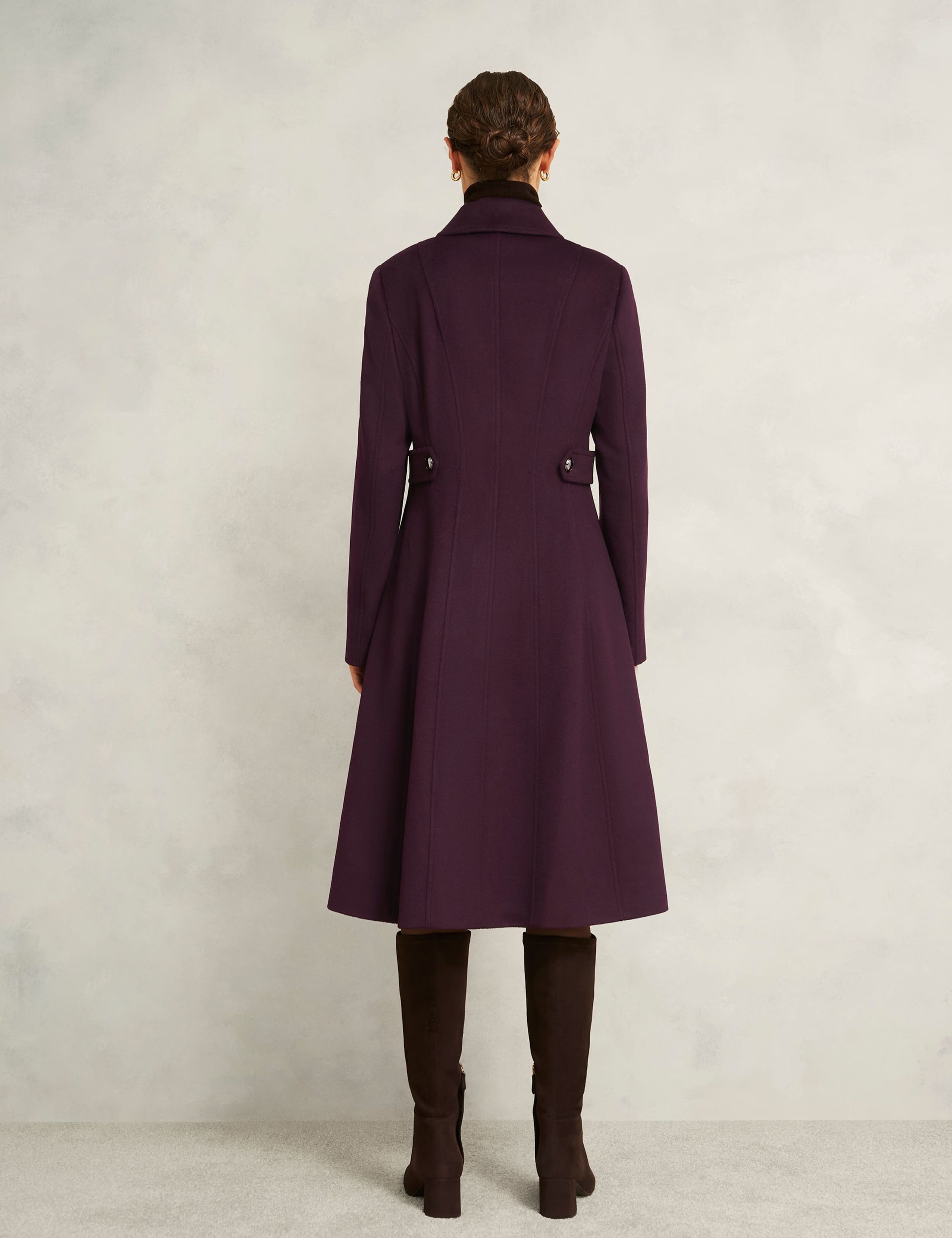 Pure Wool Longline Tailored Coat 4 of 6