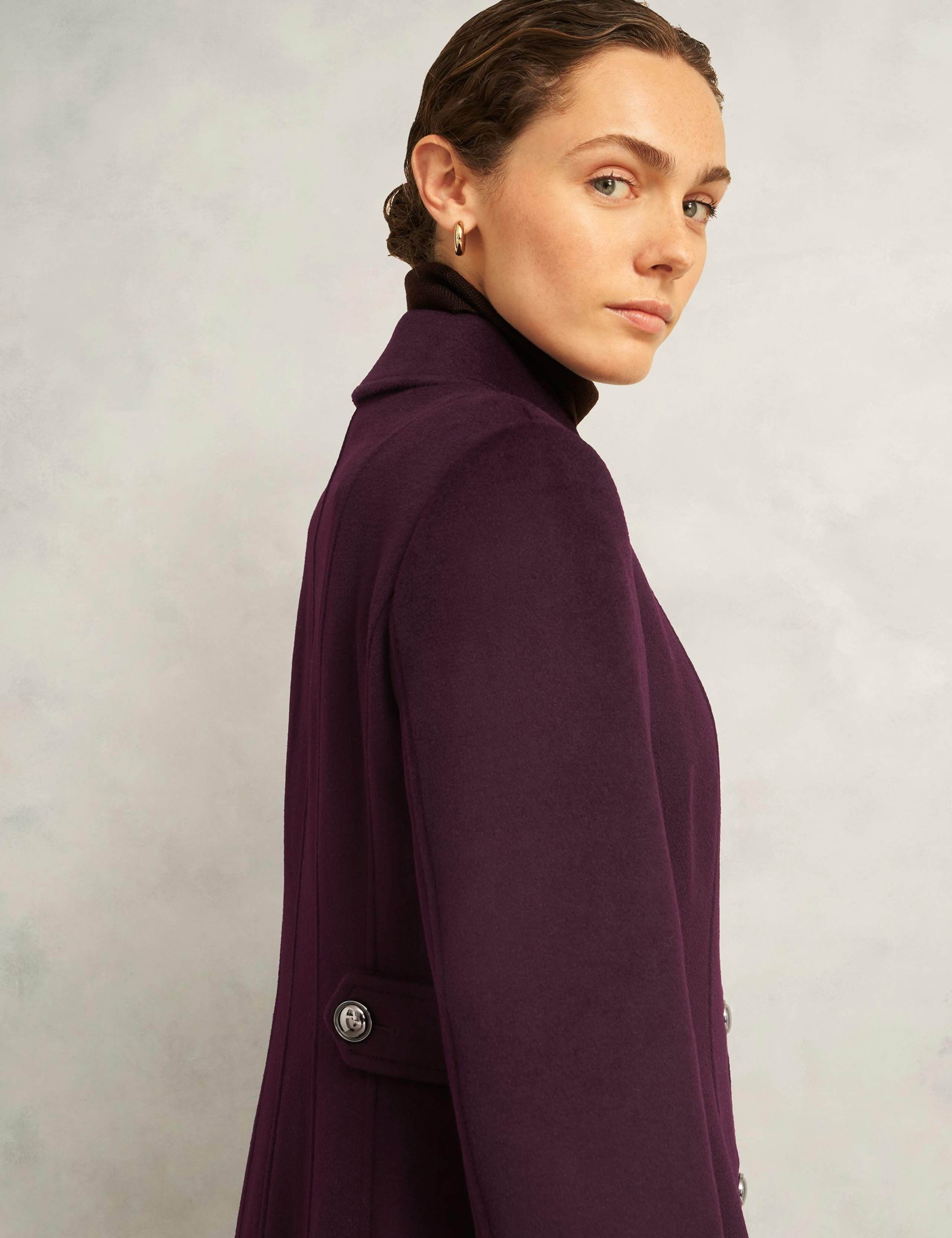 Pure Wool Longline Tailored Coat 6 of 6