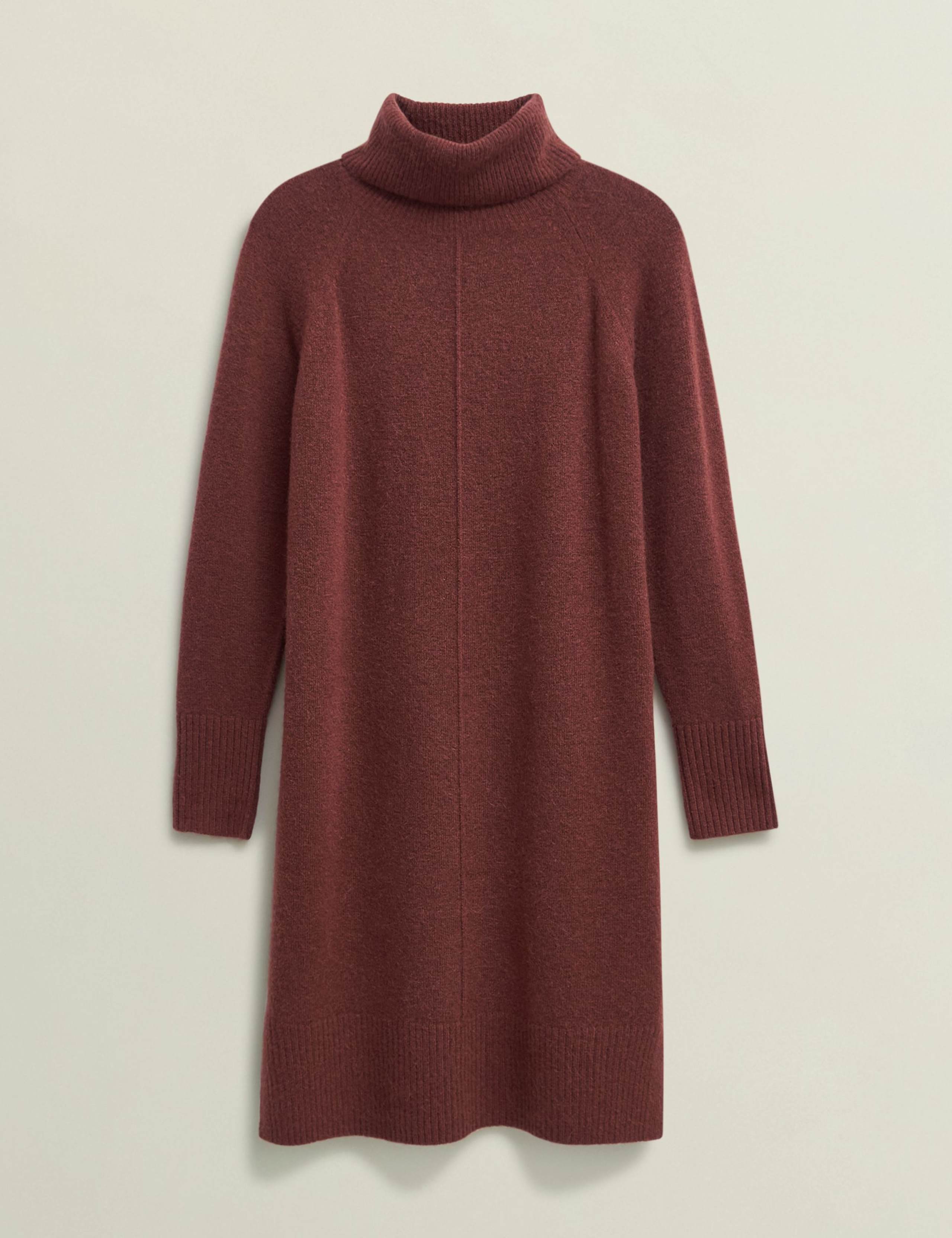 Merino Wool Blend Knitted Dress with Alpaca 2 of 6