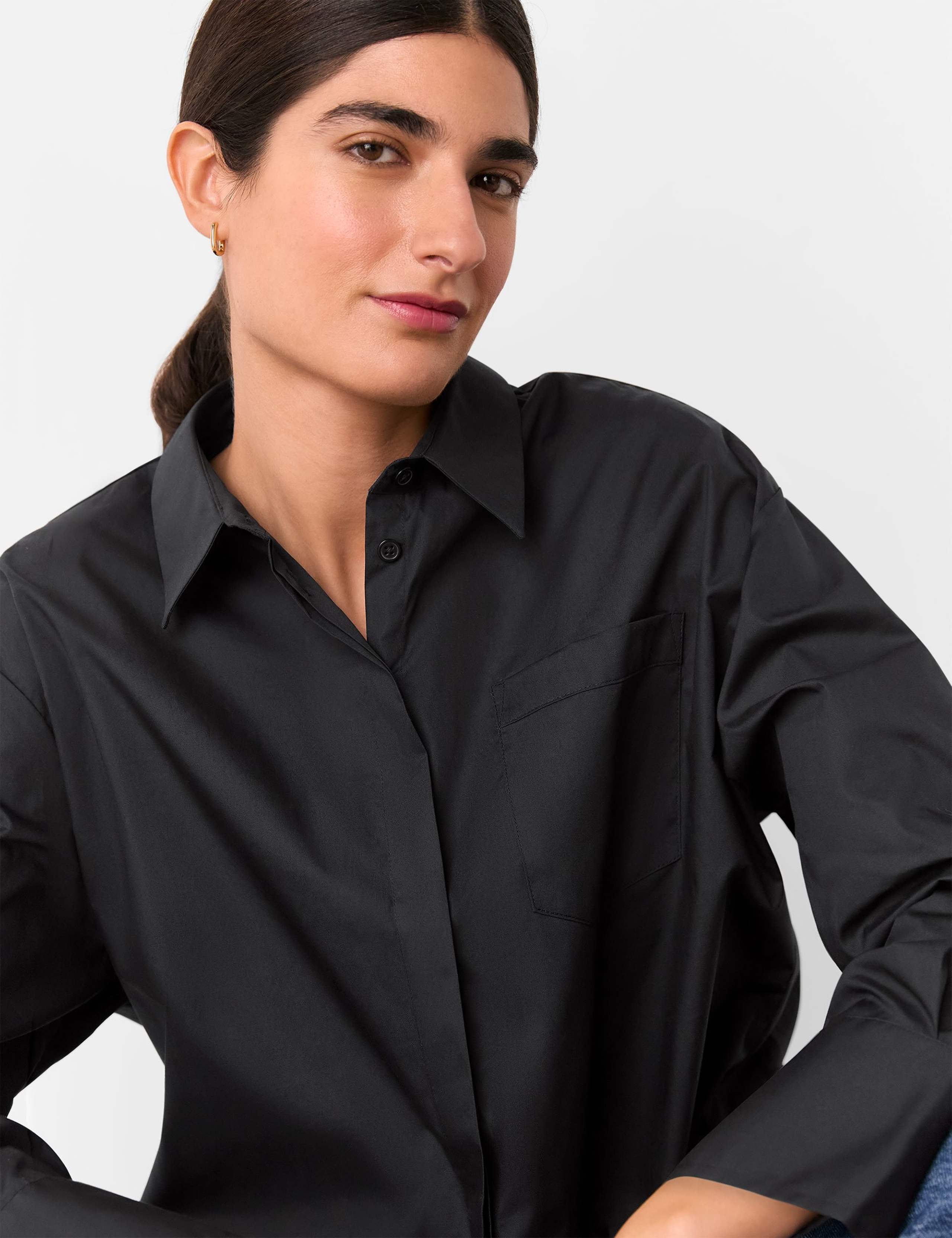 Pure Cotton Collared Oversized Shirt 4 of 4