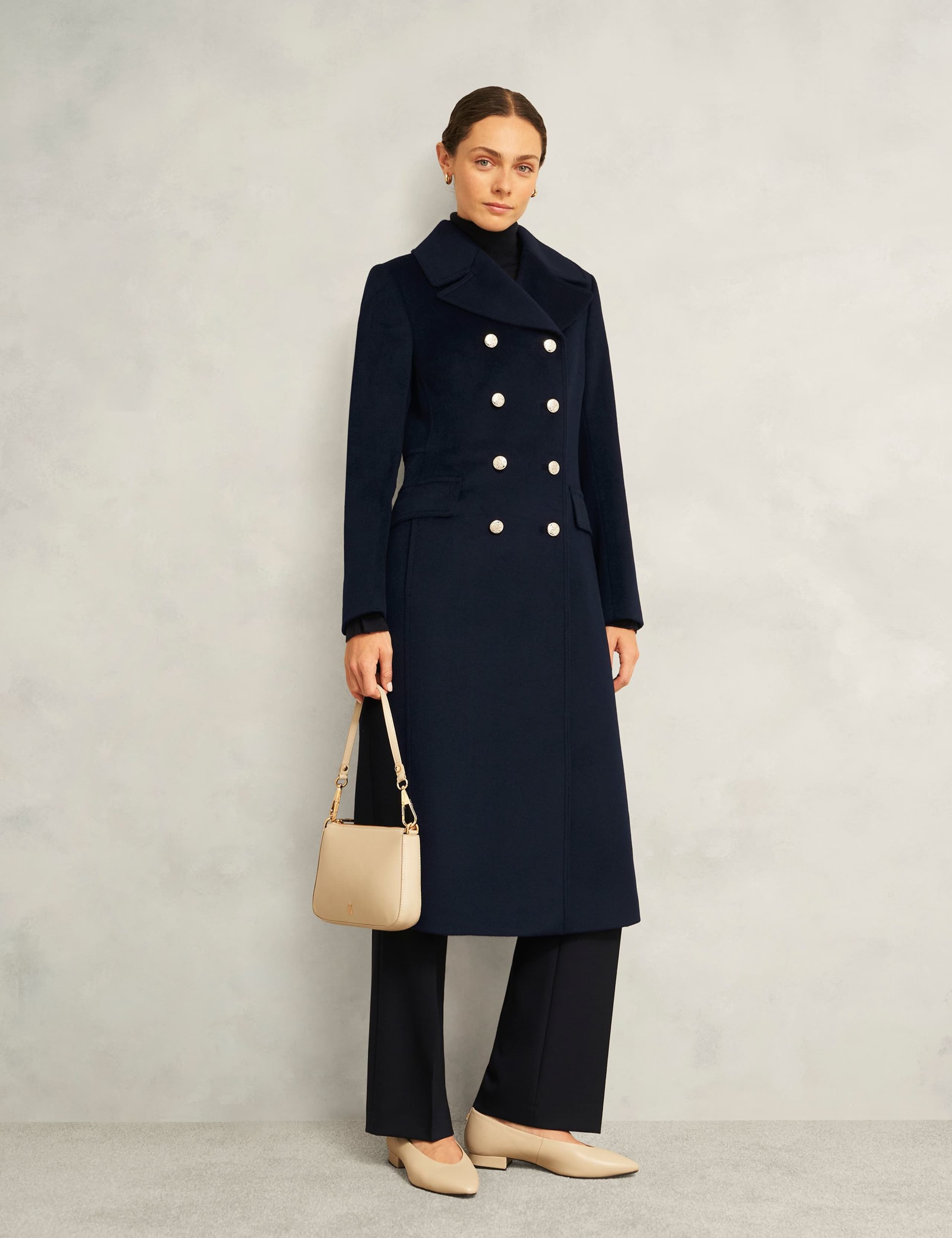 Pure Wool Longline Trench Coat 3 of 6