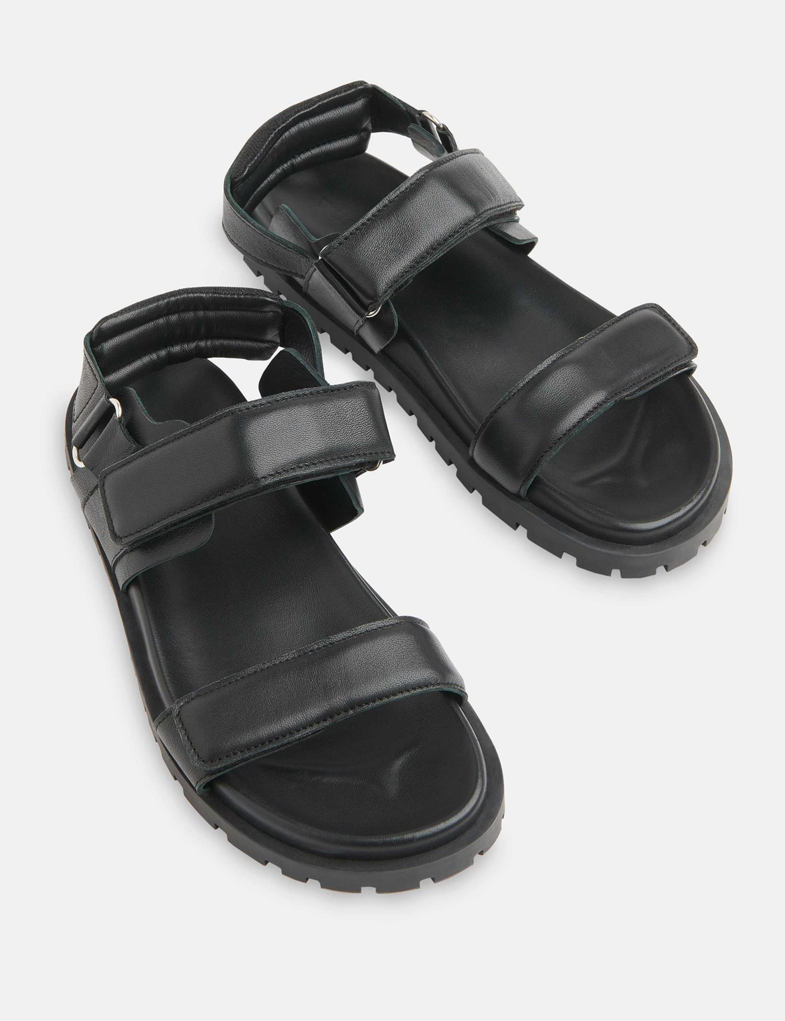 Leather Riptape Sandals 3 of 5