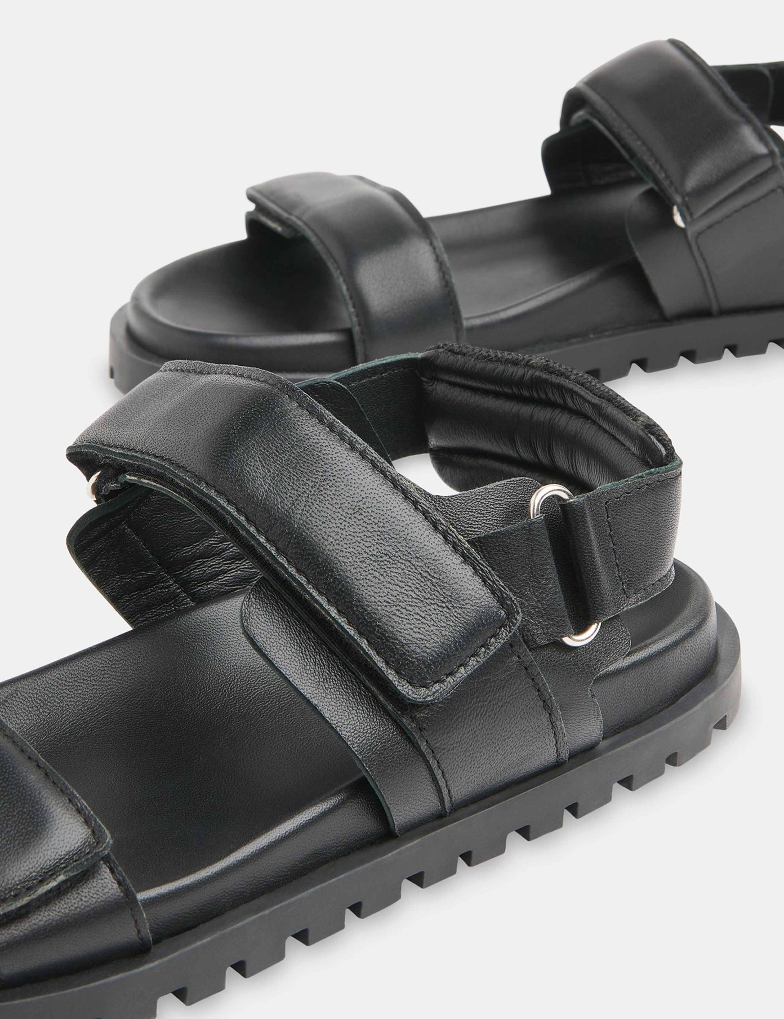 Leather Riptape Sandals 5 of 5