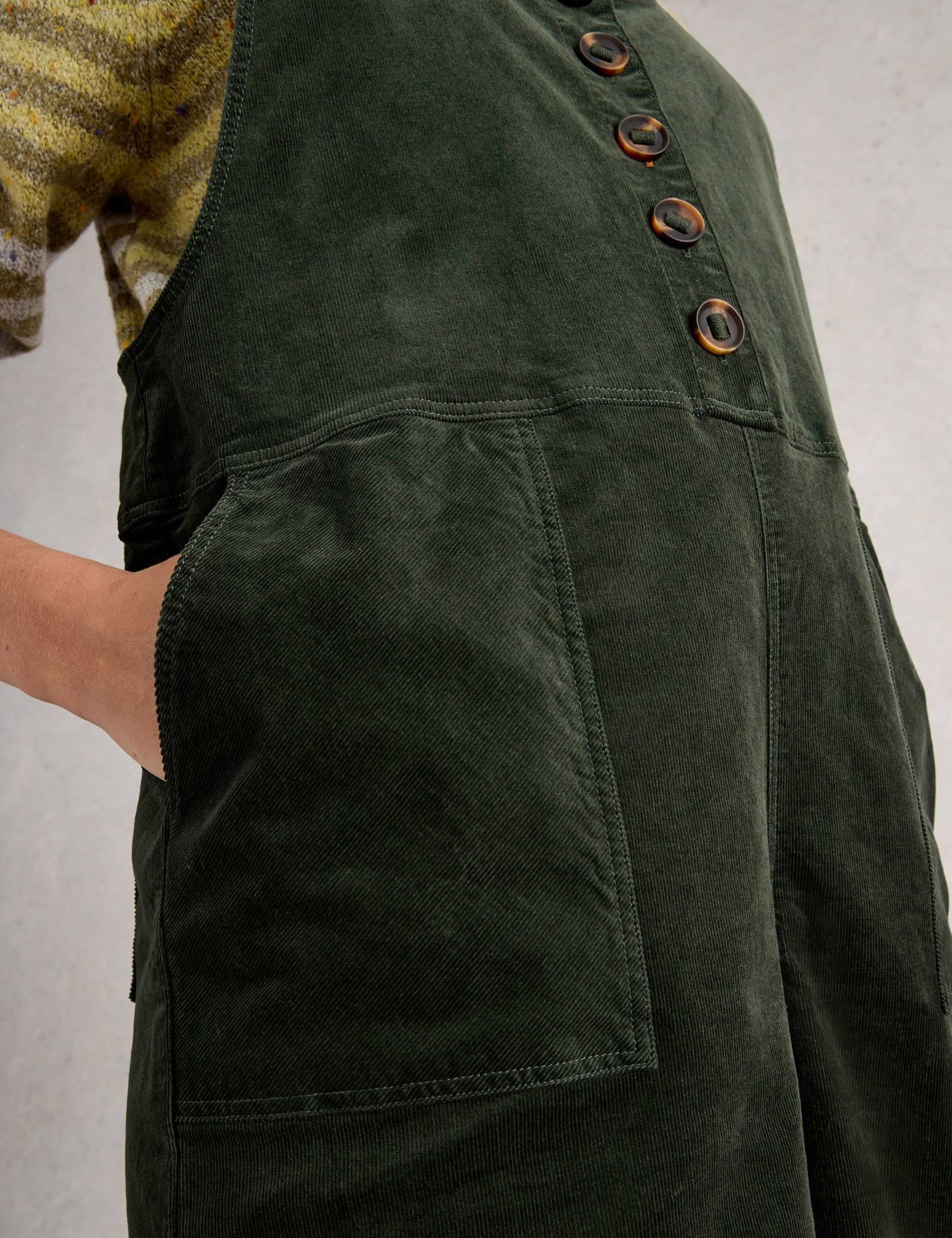 Pure Cotton Corduroy Dungarees 3 of 6