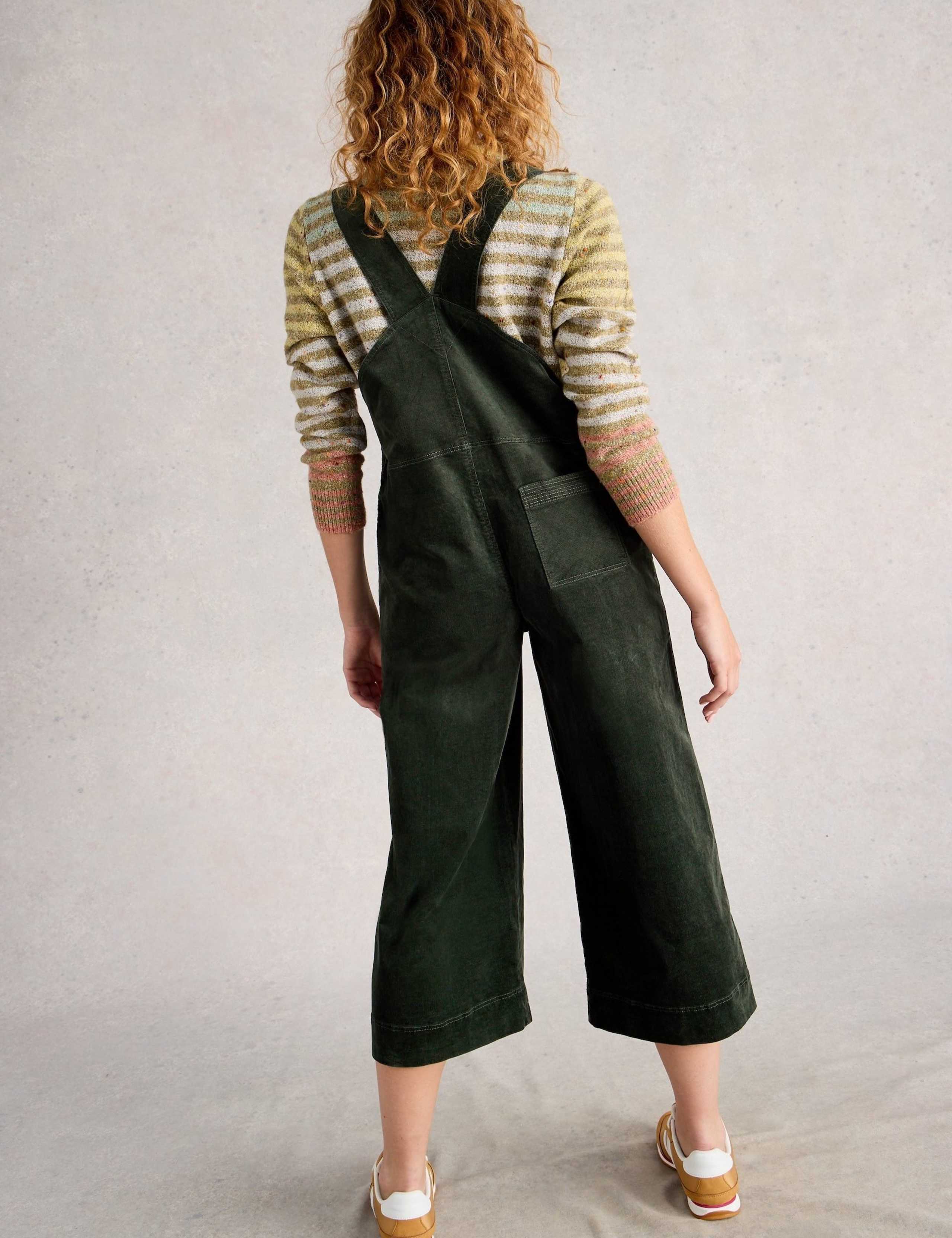 Pure Cotton Corduroy Dungarees 4 of 6