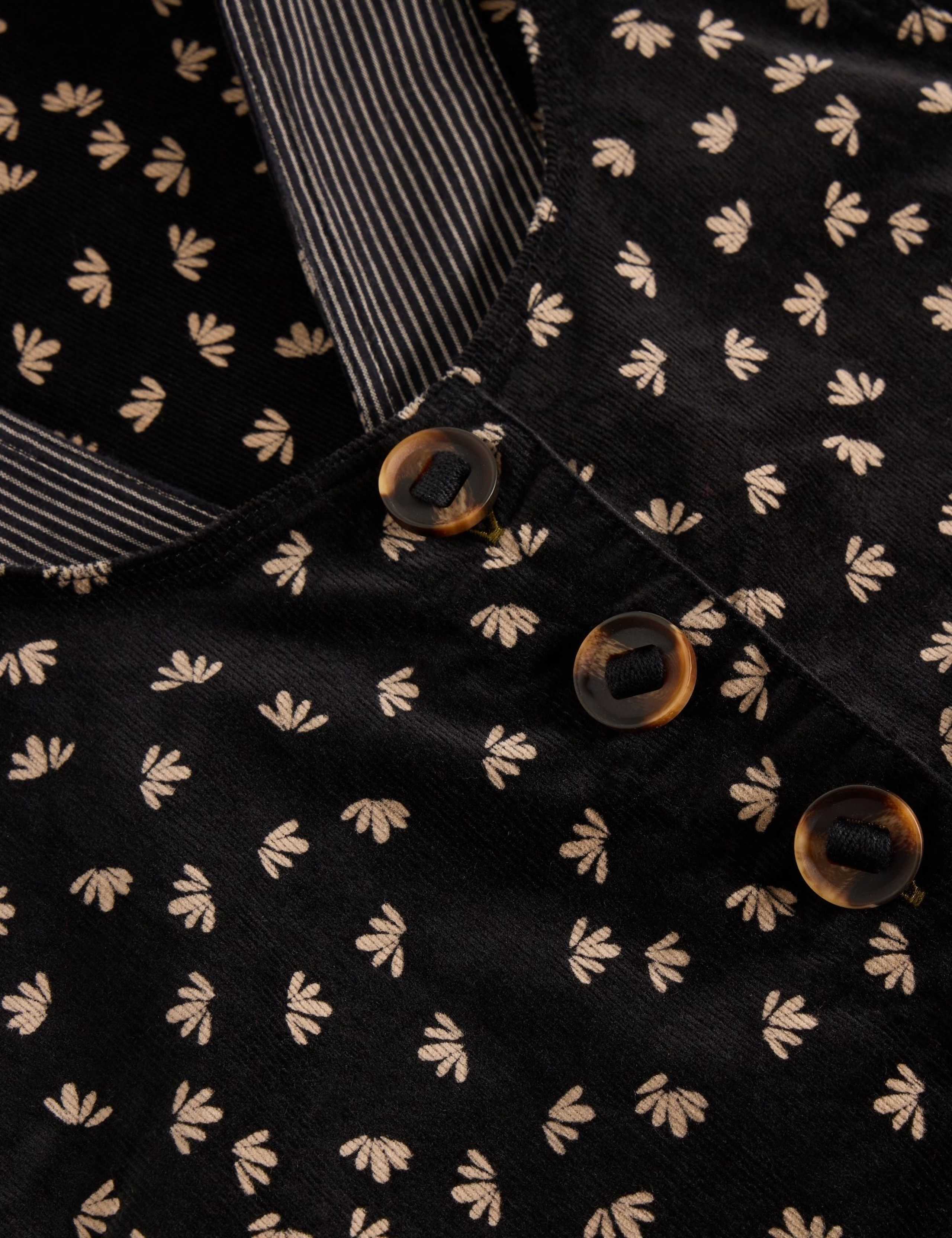 Cord Button Front Dungarees 3 of 6