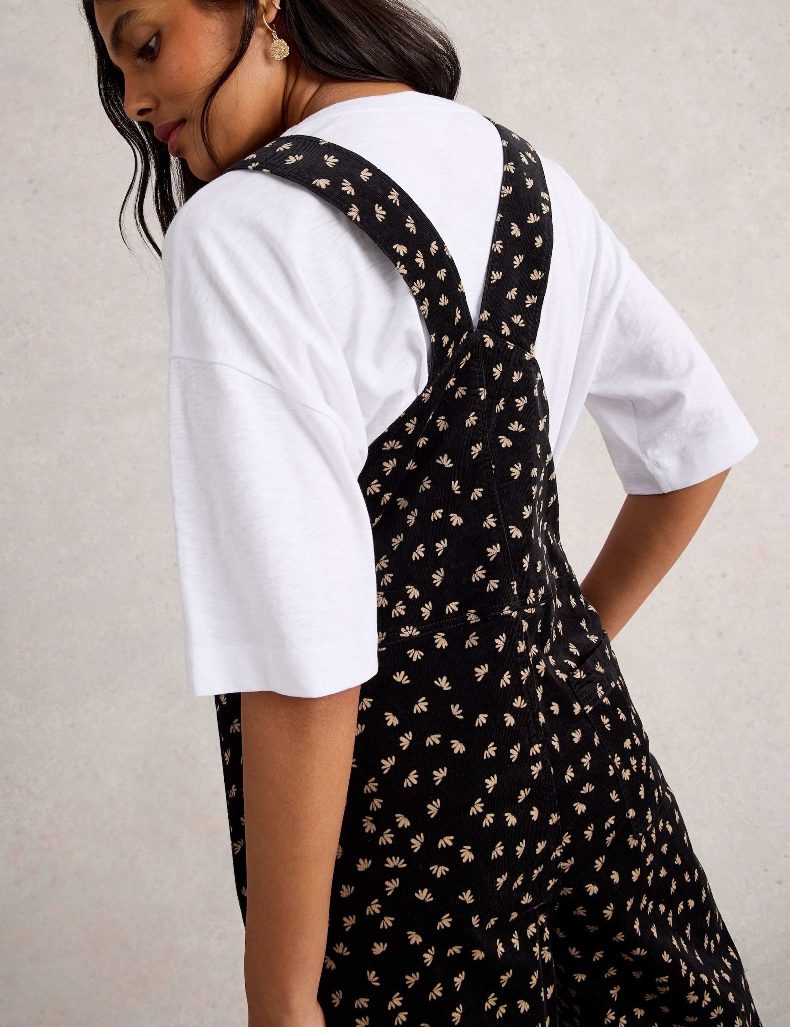 Cord Button Front Dungarees 4 of 6