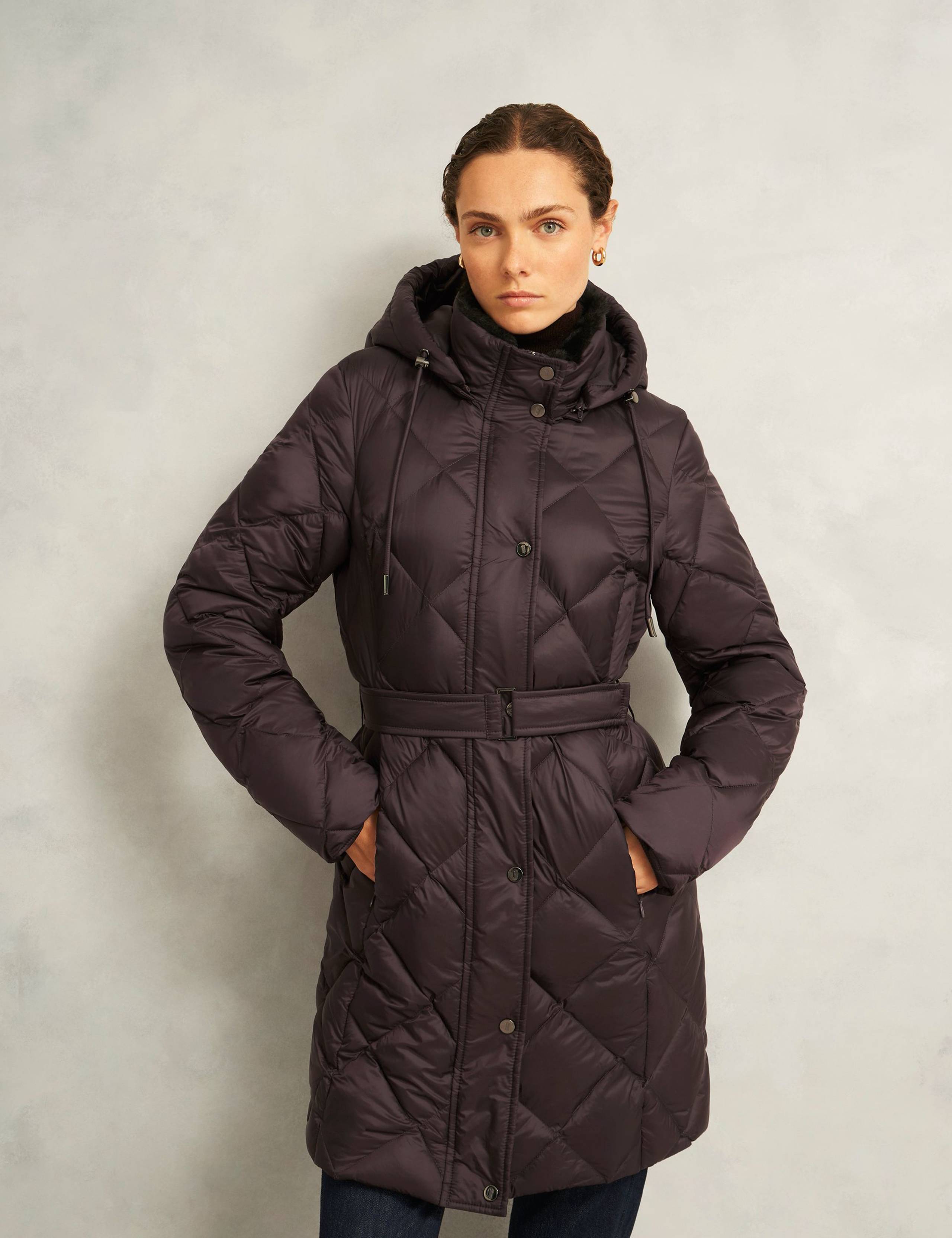 Hooded Longline Puffer Coat 1 of 7