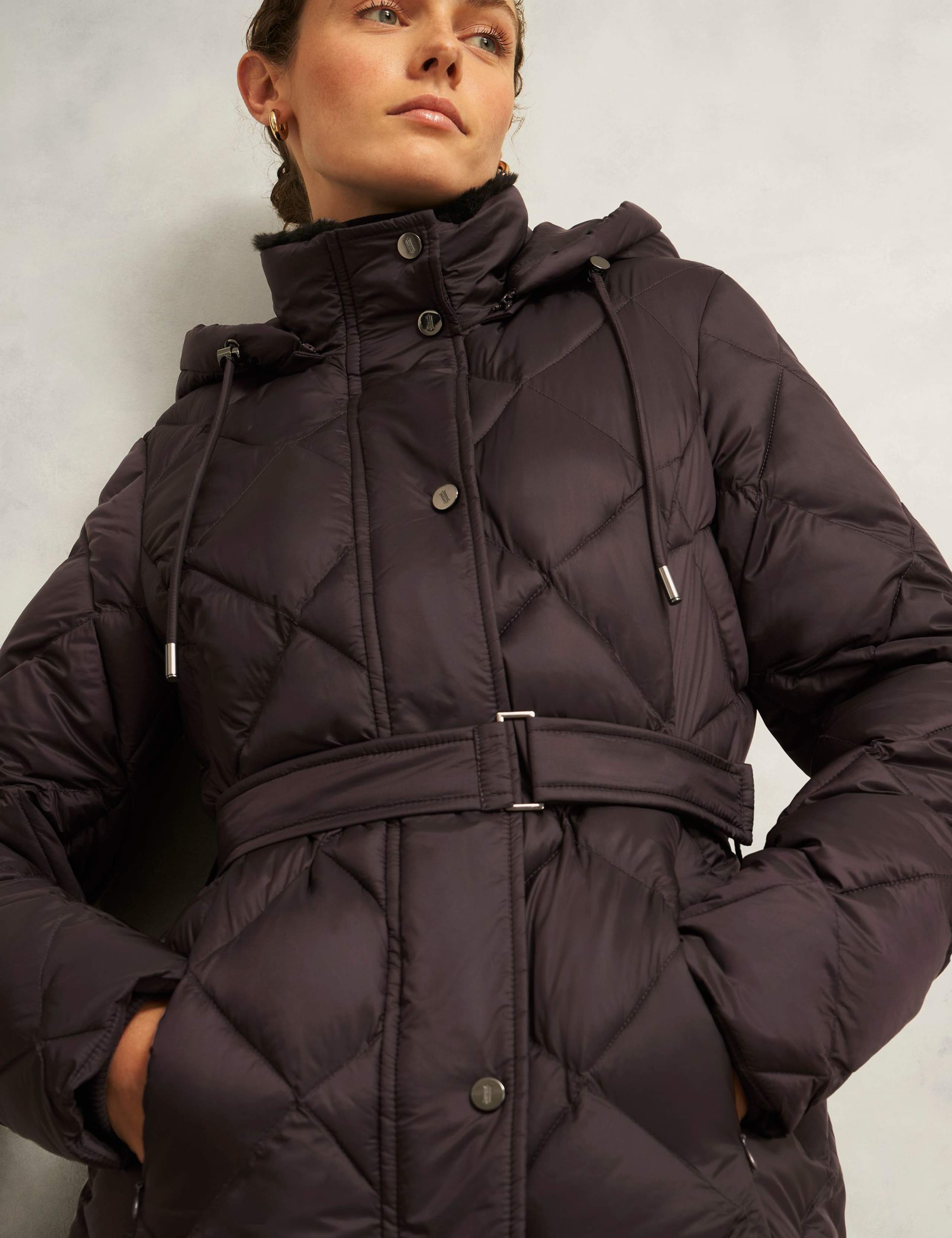 Hooded Longline Puffer Coat 7 of 7