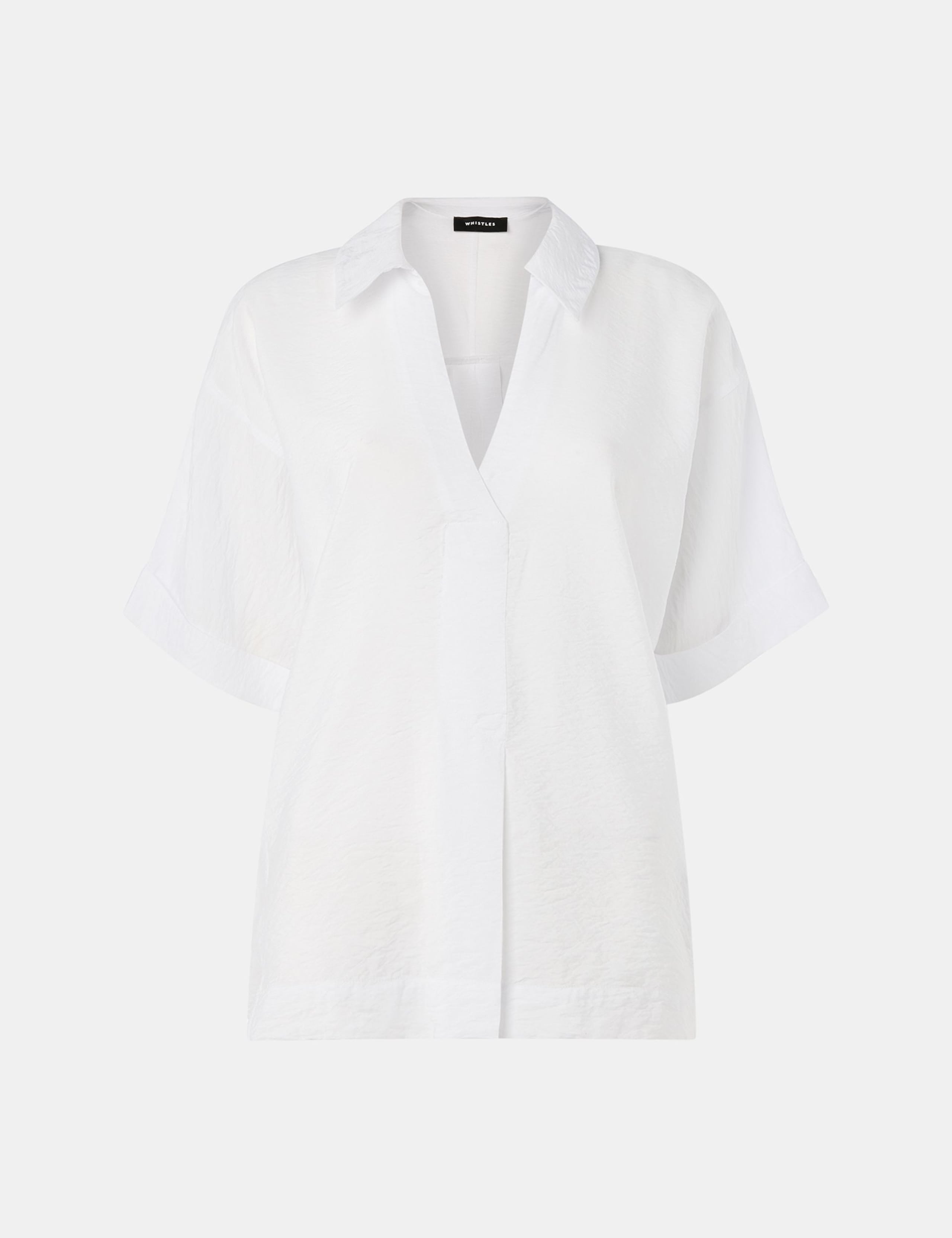 Collared V-Neck Shirt 2 of 4