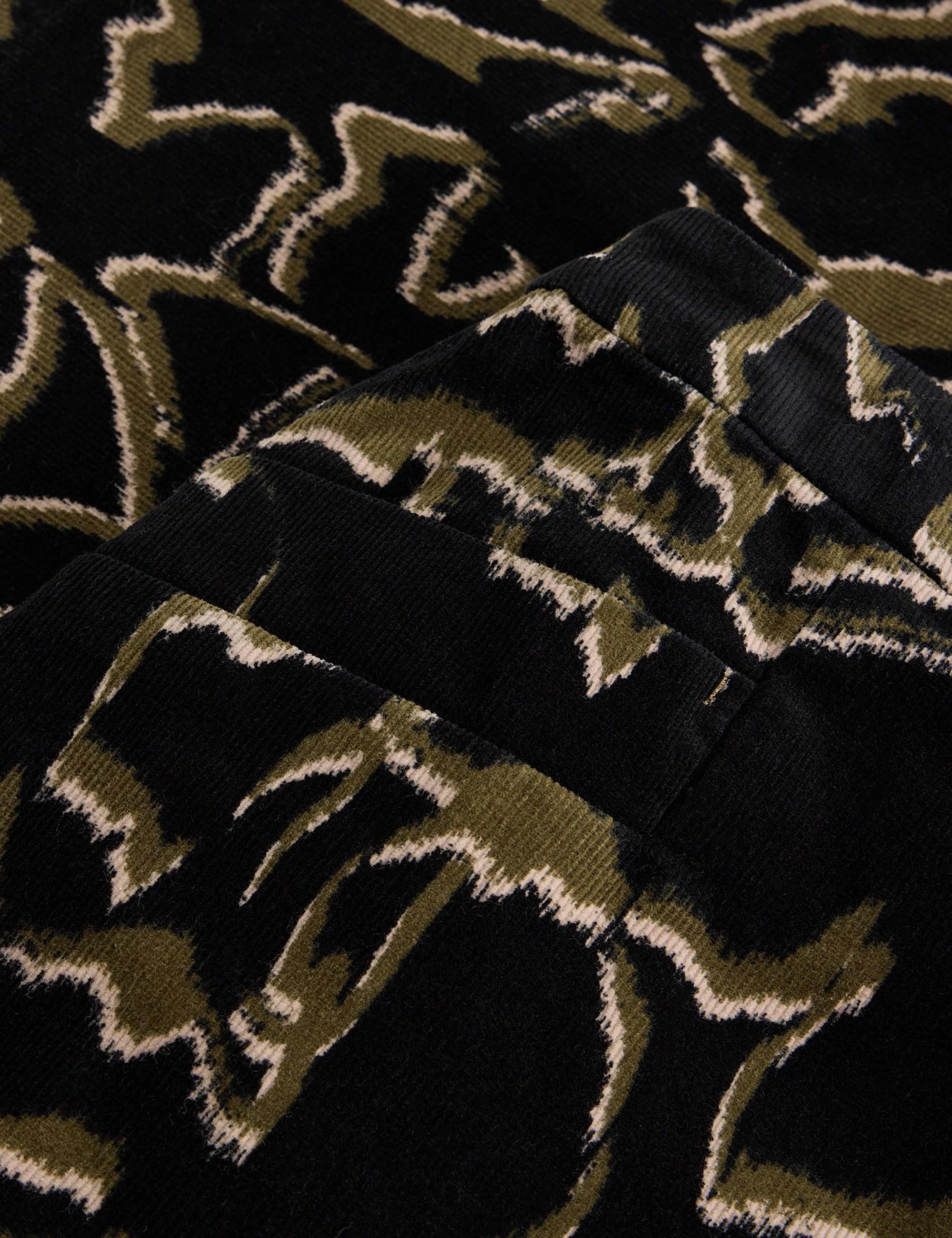 Cotton Rich Printed A-Line Skirt 4 of 5
