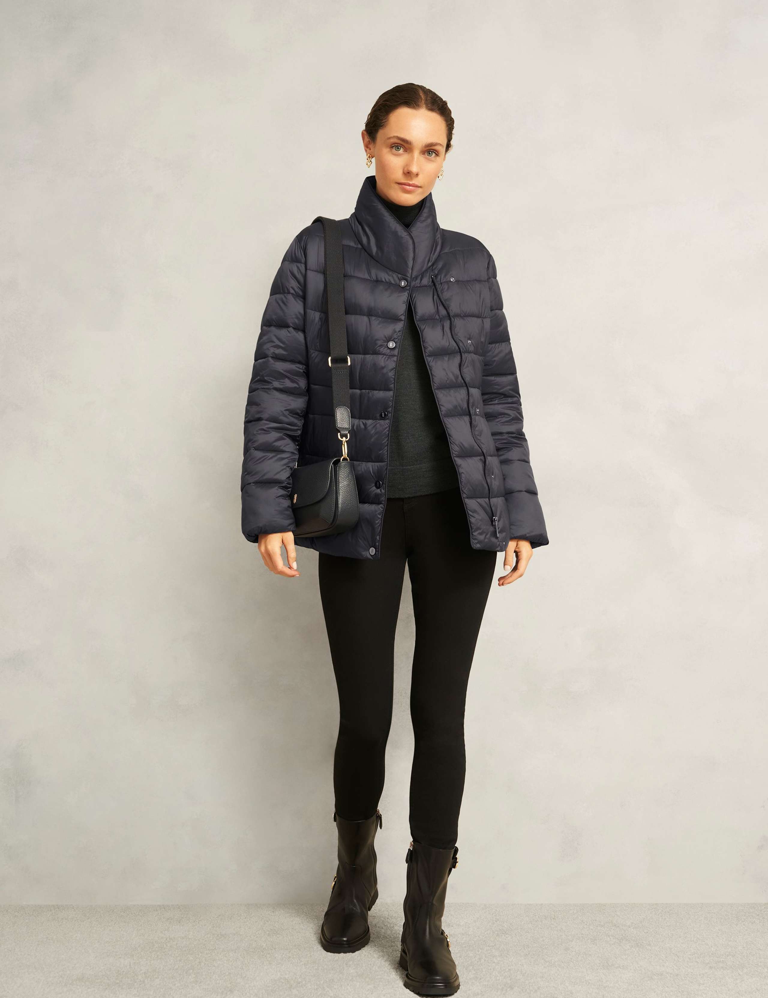 Padded Quilted Puffer Coat 3 of 7