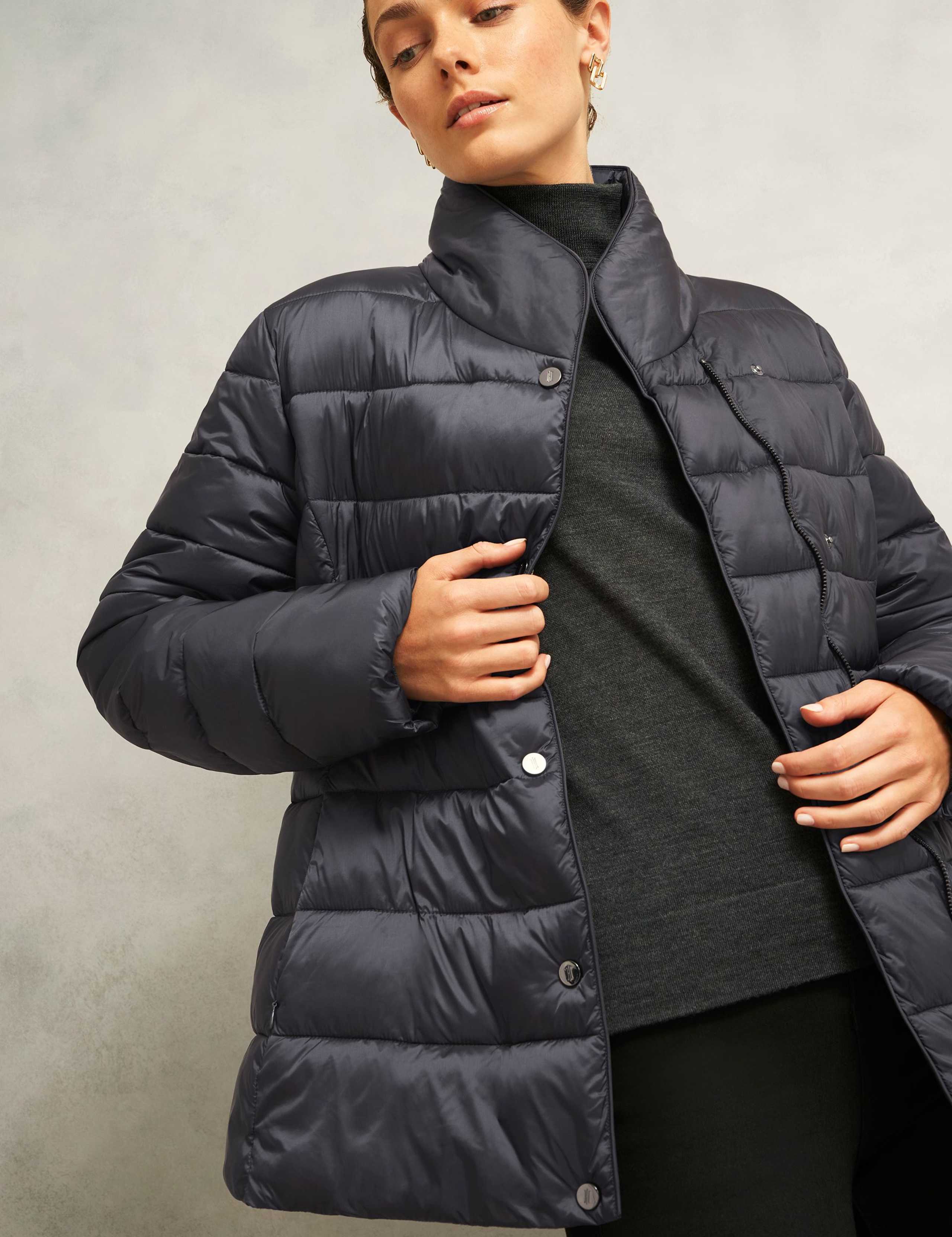 Padded Quilted Puffer Coat 6 of 7