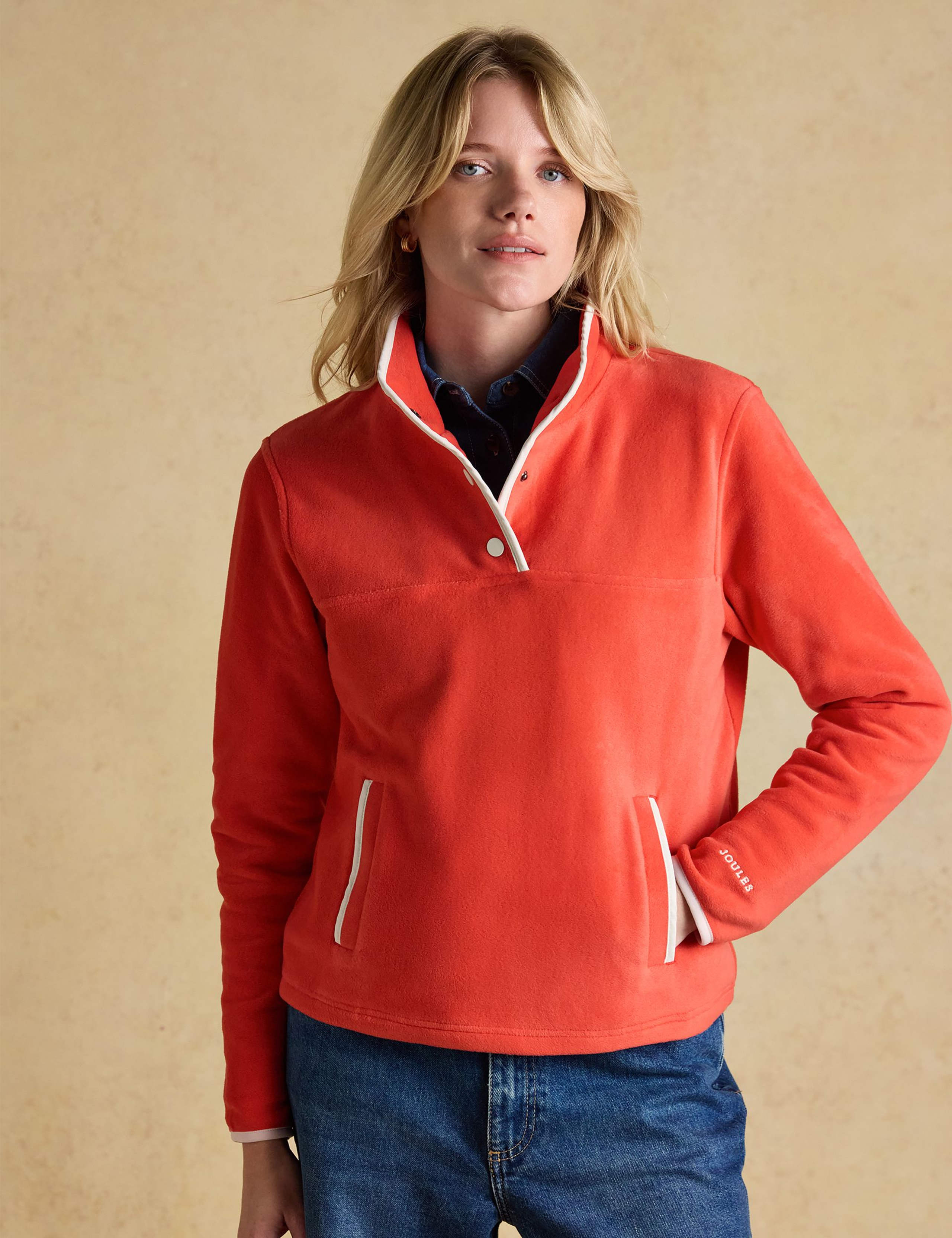 Fleece Funnel Neck Jumper 1 of 8