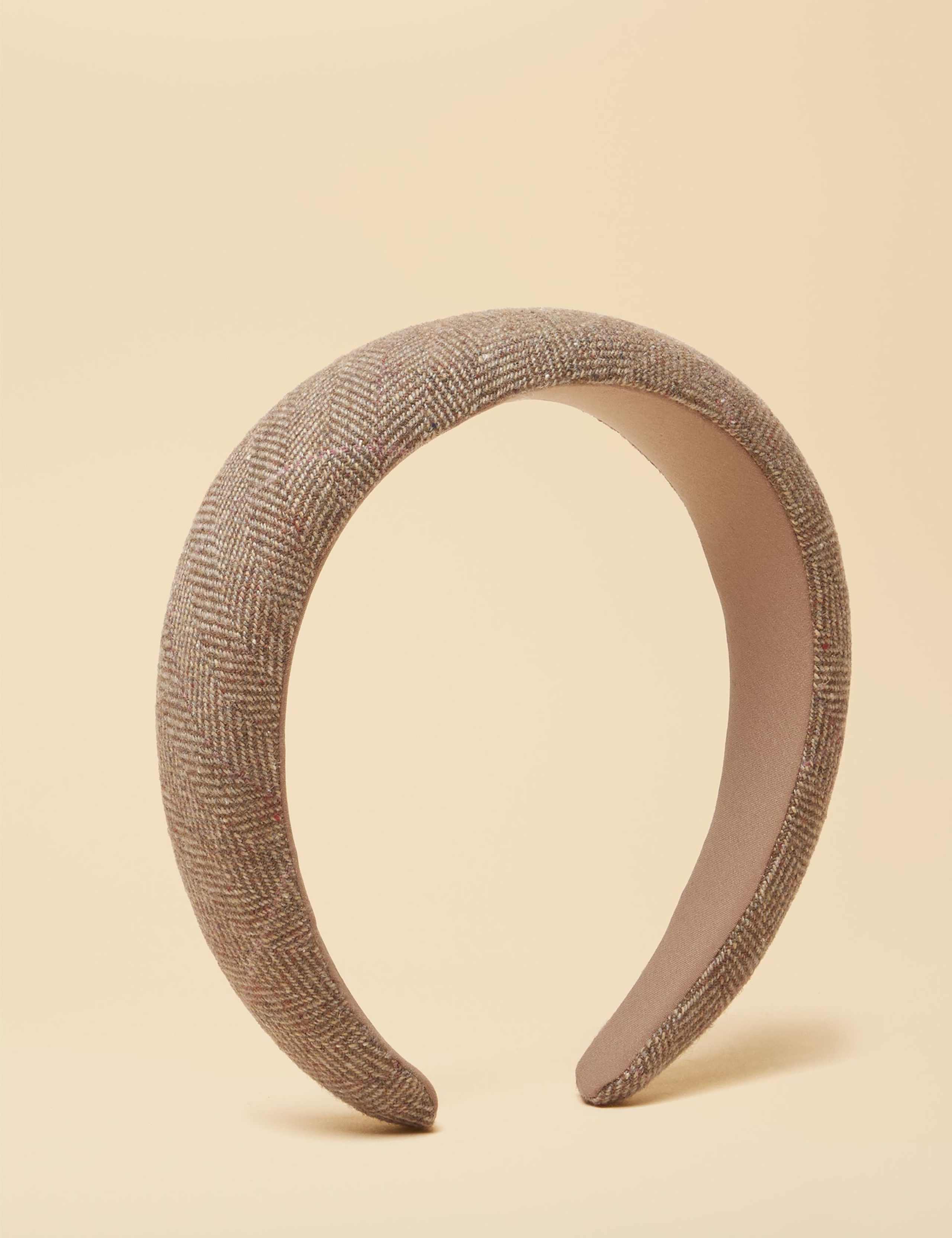 Wool Rich Tweed Headband 1 of 6