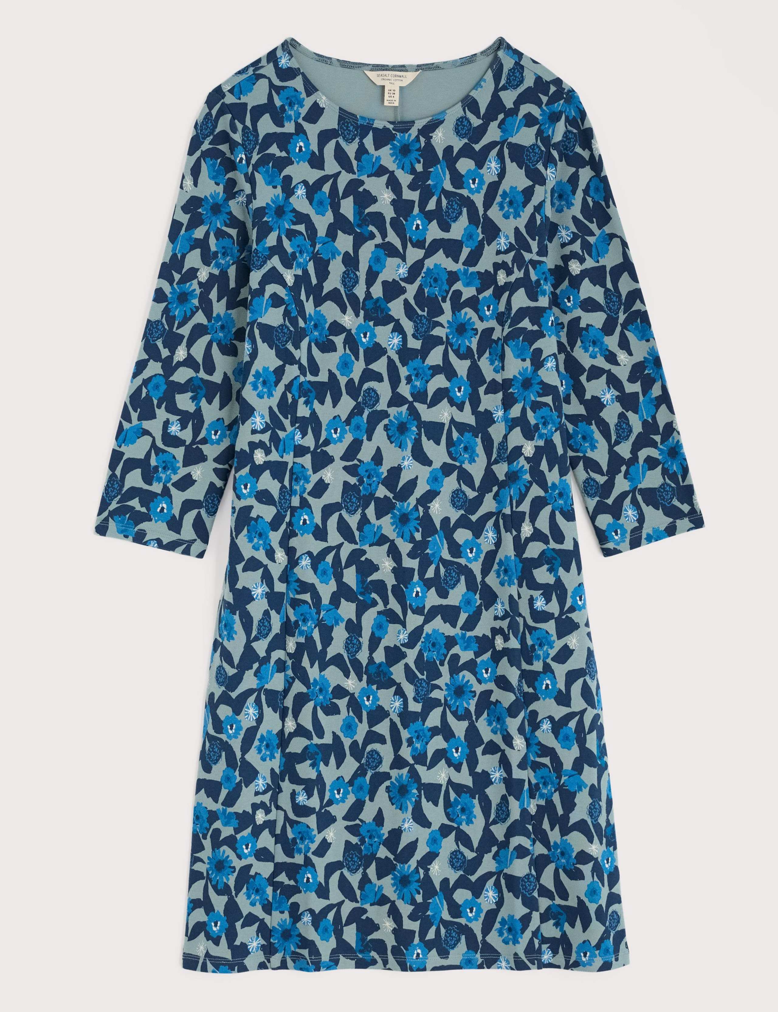 Cotton Rich Floral Shift Dress 2 of 4