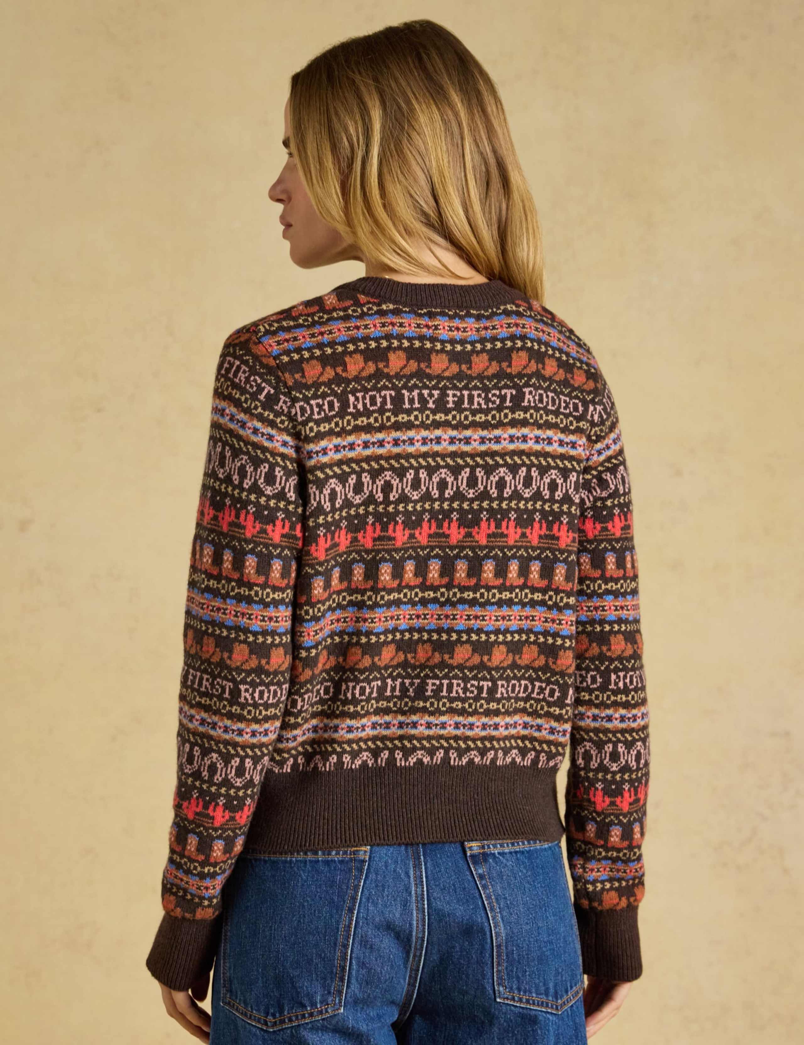 Fair Isle Knitted Cardigan 7 of 7