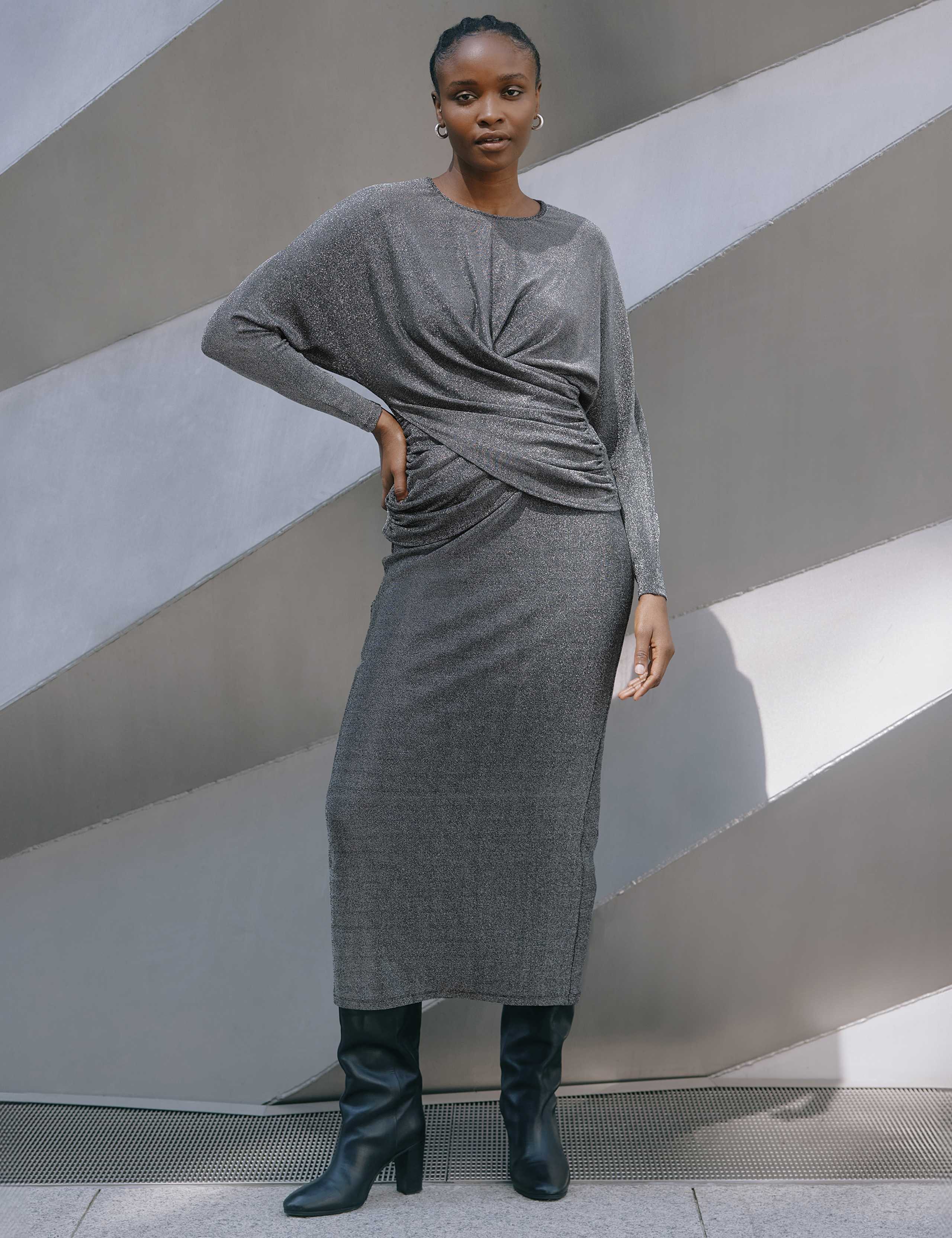 Sparkly Draped Top 3 of 5