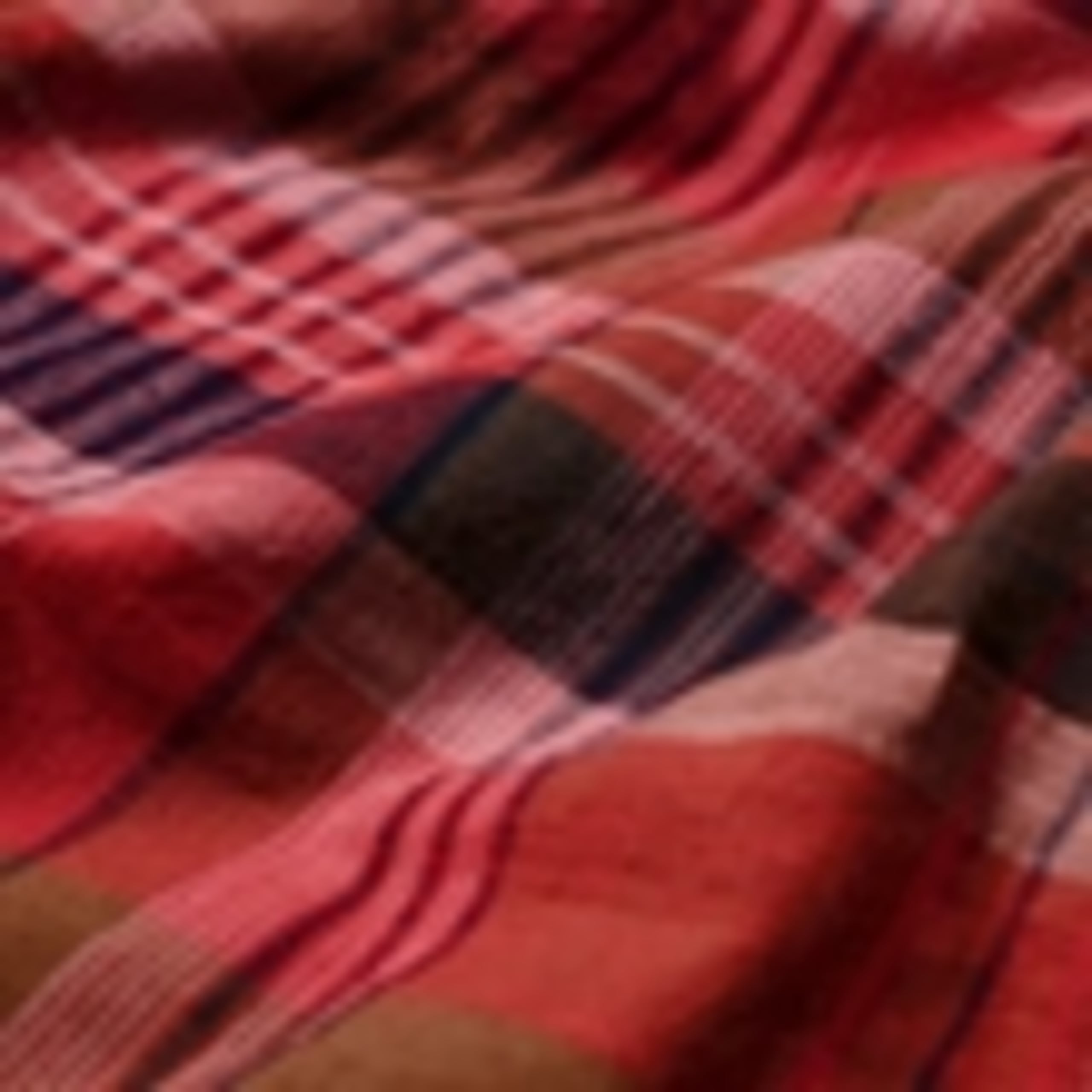 Pure Cotton Checked Midi Smock Dress 5 of 5