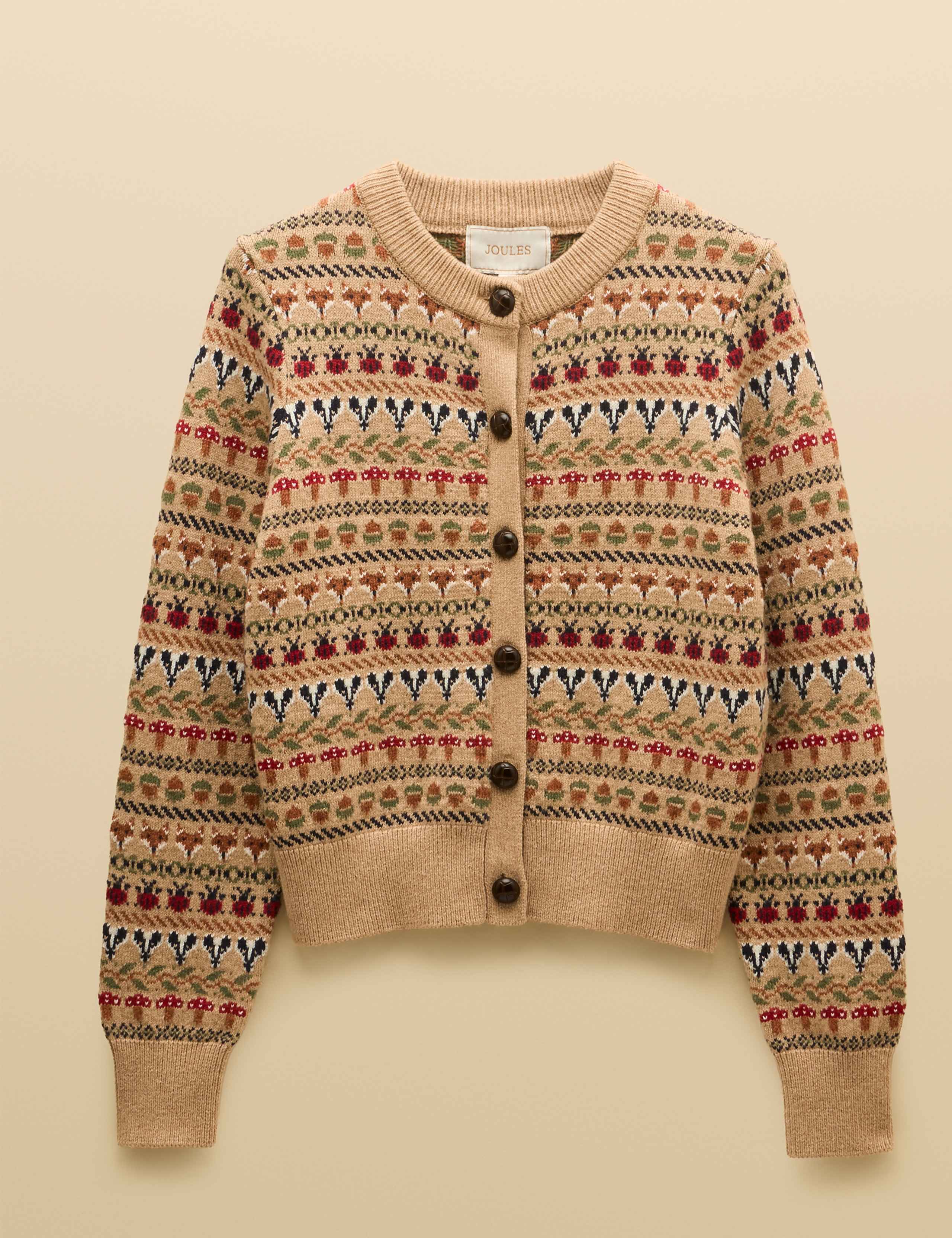 Cotton Rich Fair Isle Cardigan 4 of 8