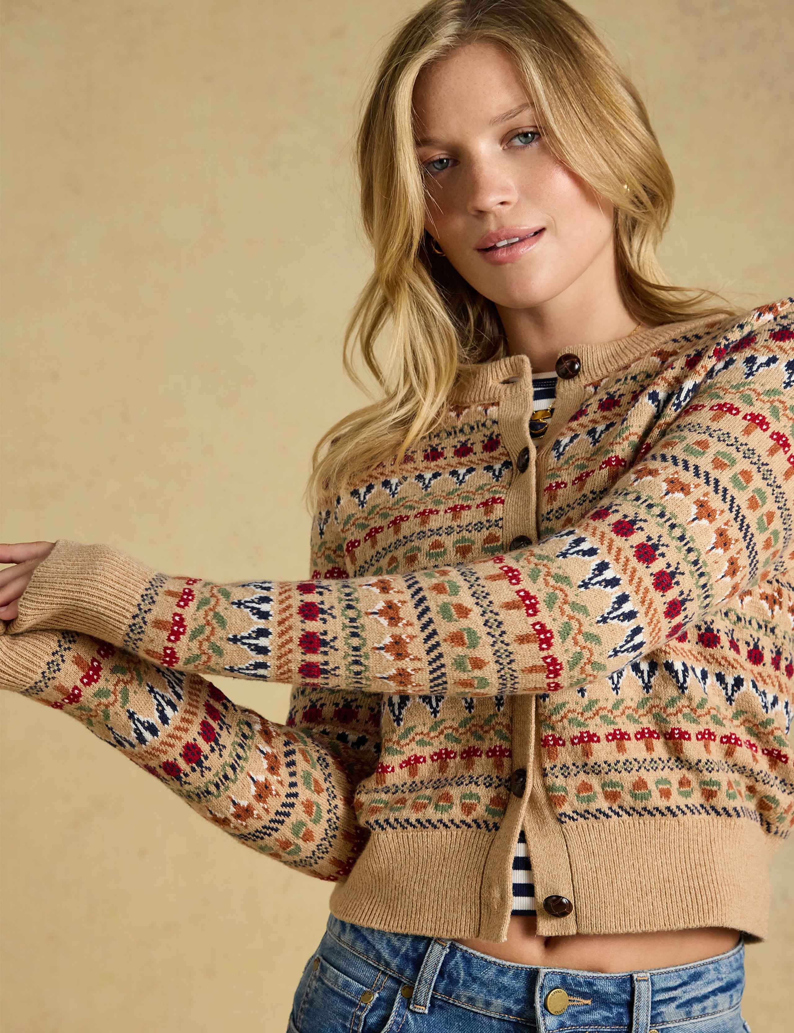 Cotton Rich Fair Isle Cardigan 5 of 8