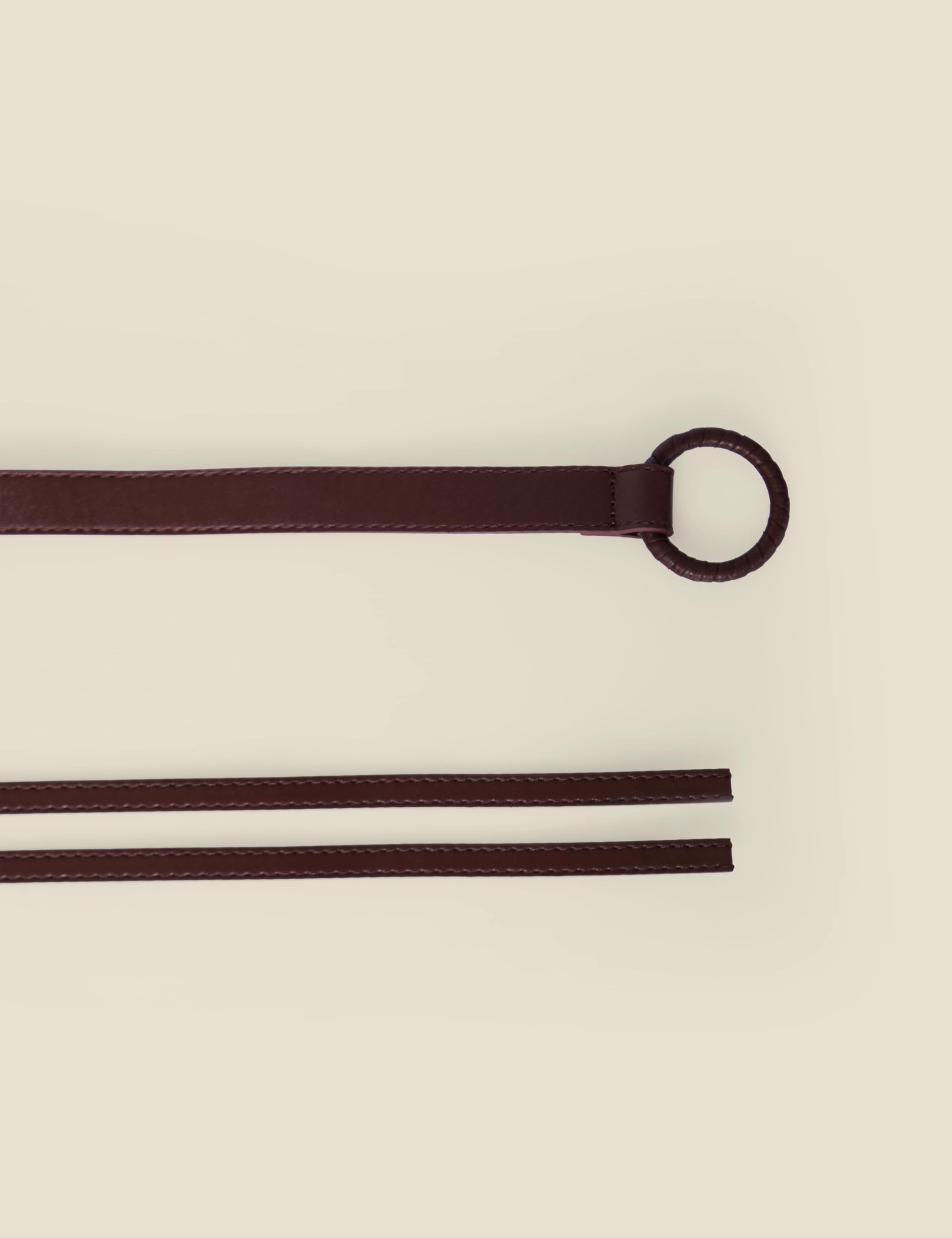 Leather Ring Tie Waist Belt 2 of 2