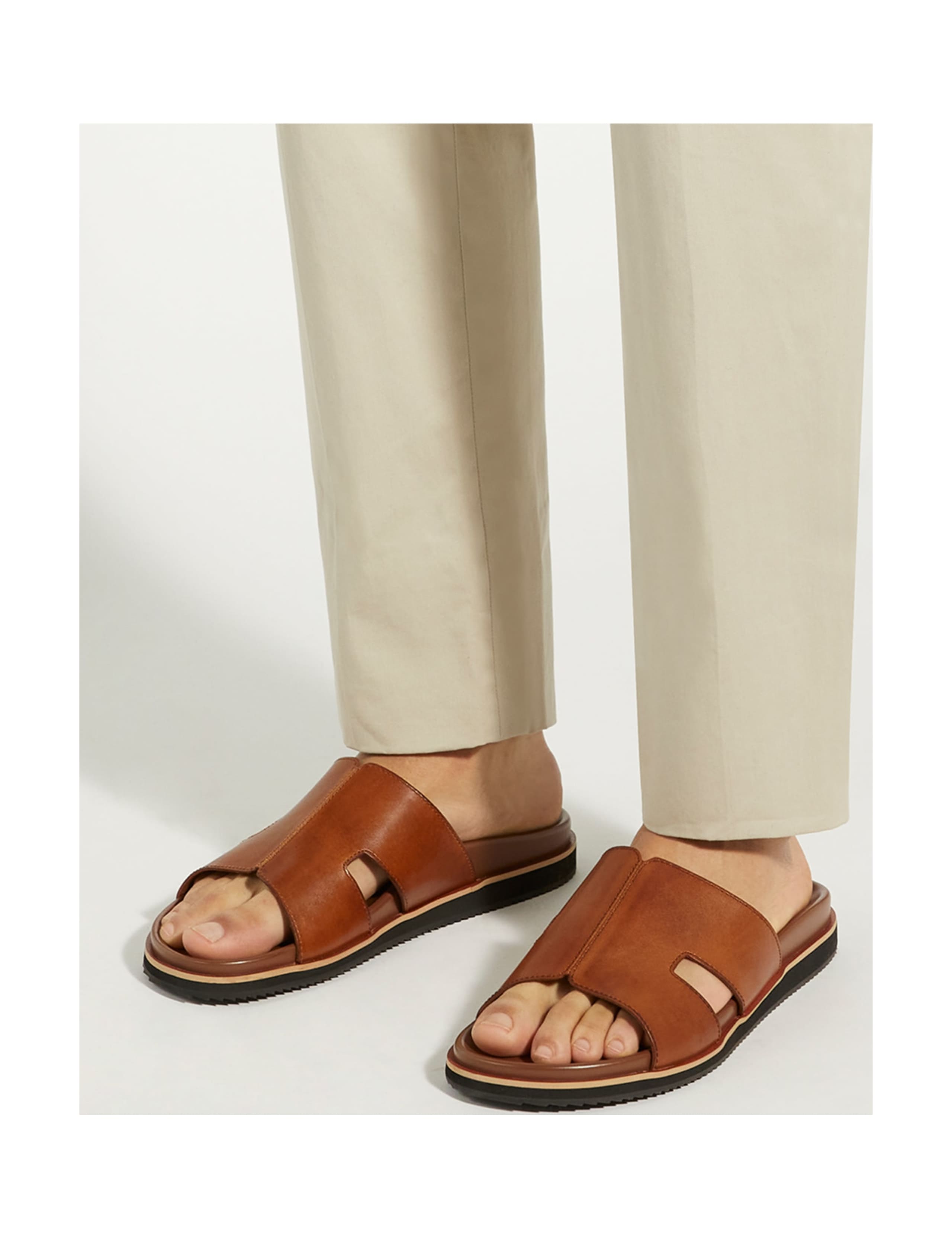 Leather Sliders 2 of 6
