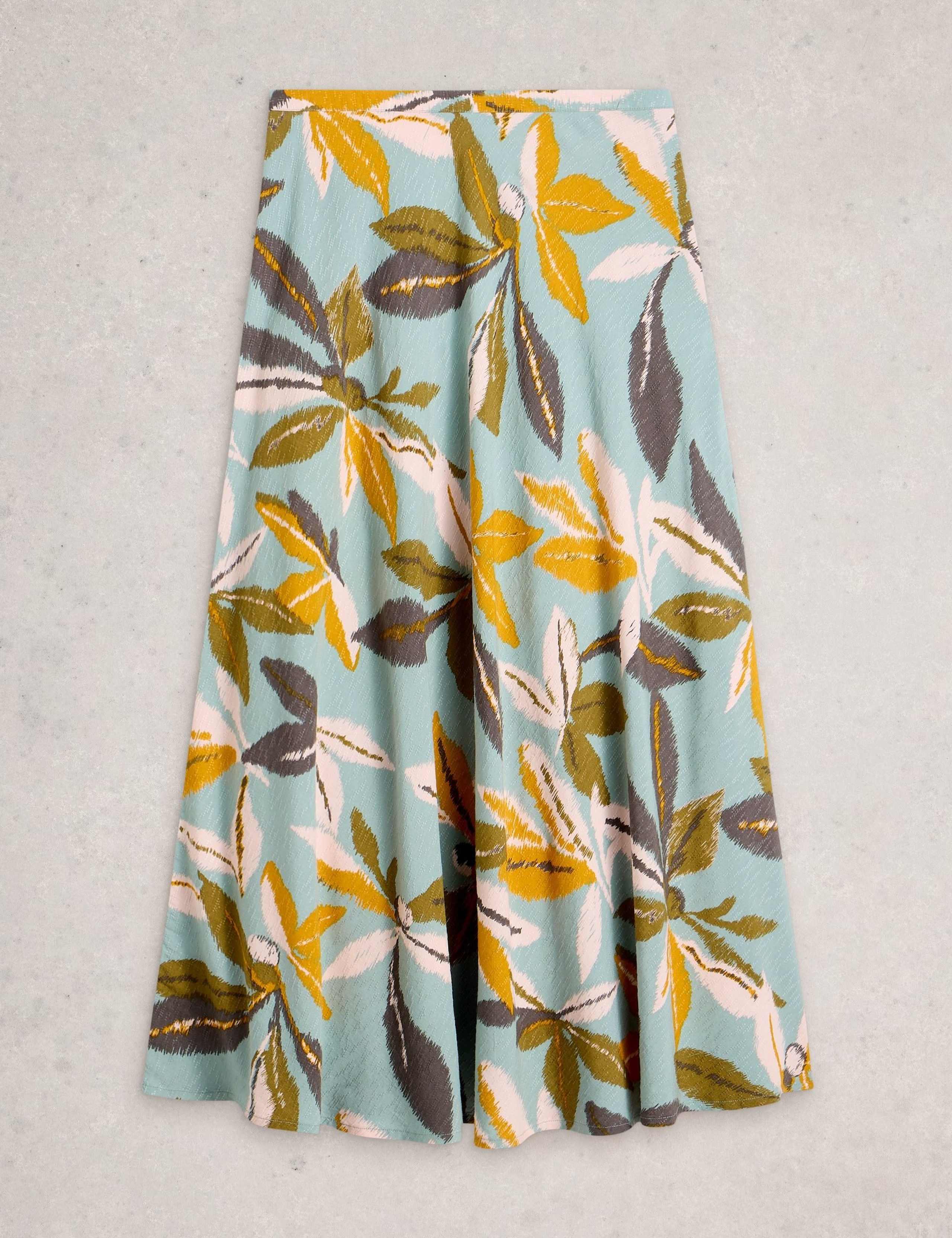 Printed A-Line Maxi Skirt 2 of 6