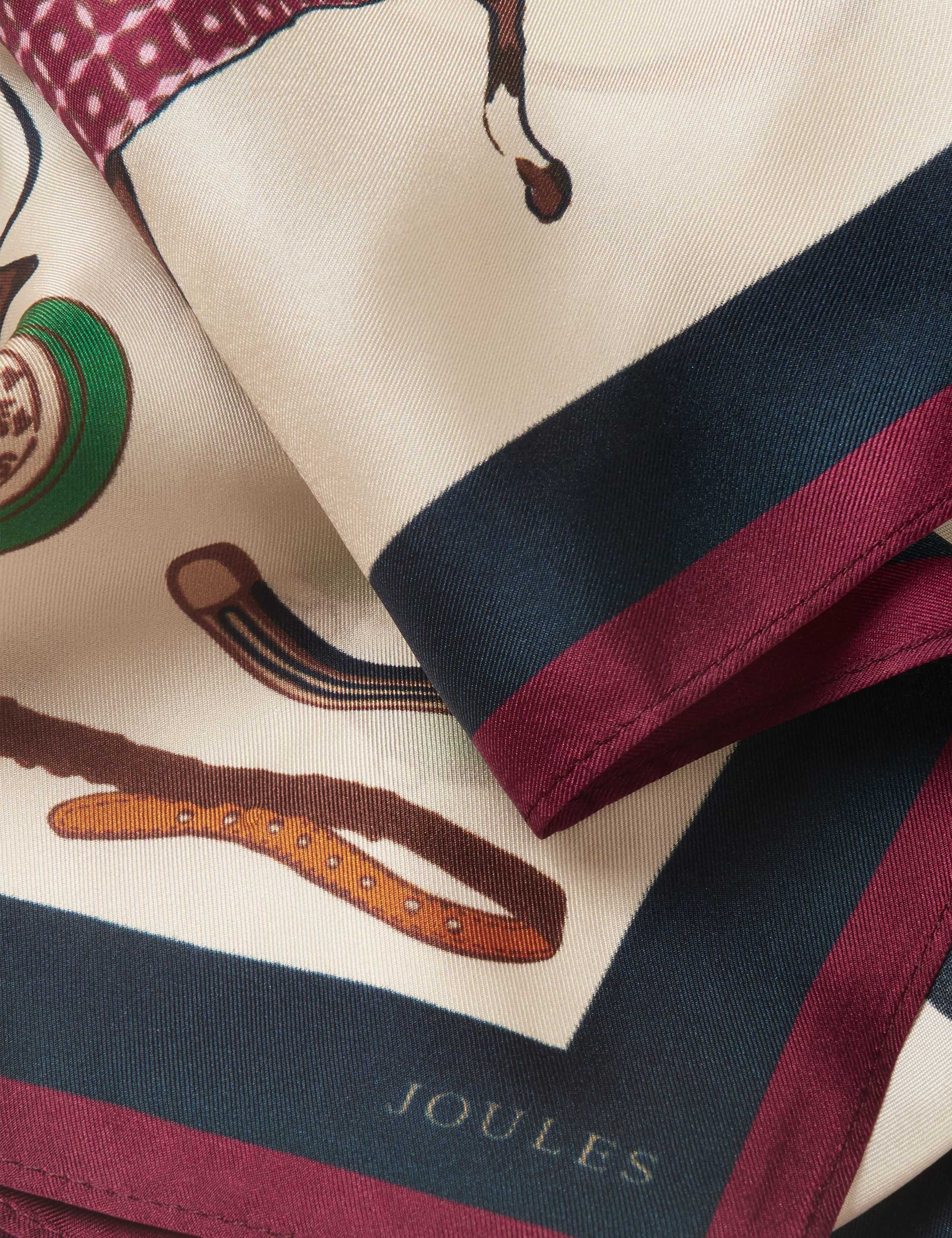 Pure Silk Printed Square Neckerchief 6 of 6