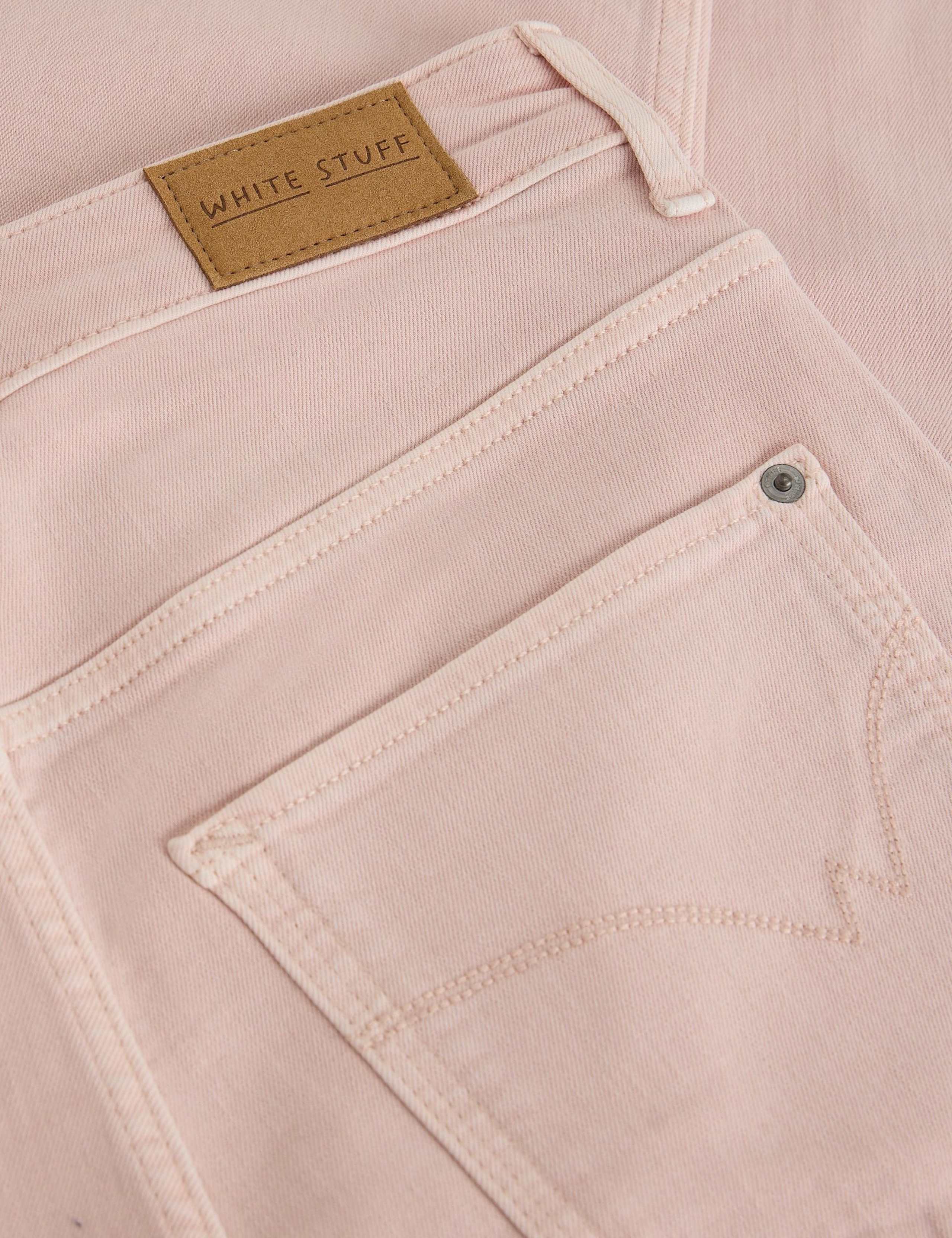 Mid Rise Straight Leg Cropped Jeans 4 of 6