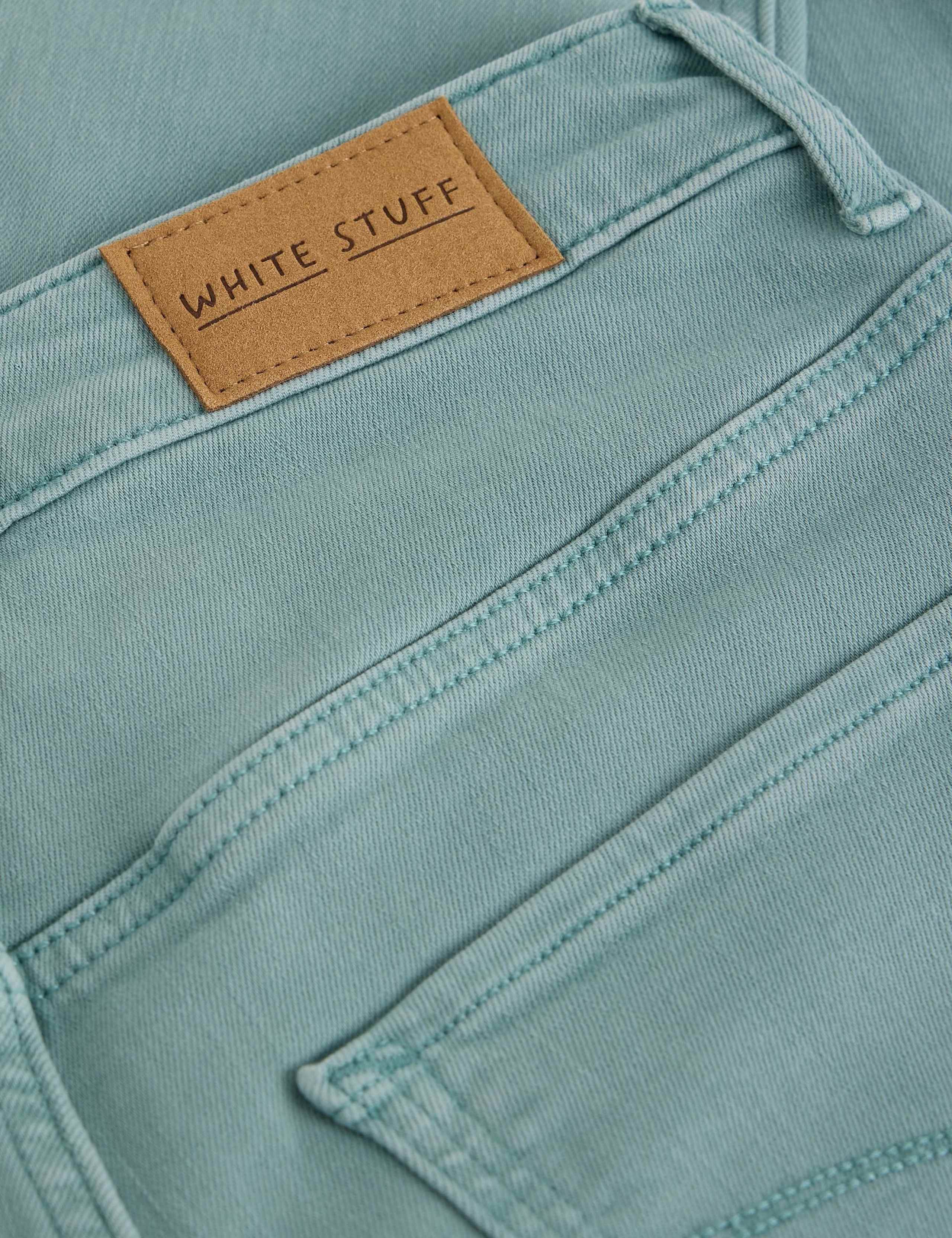 Mid Rise Straight Leg Cropped Jeans 6 of 6