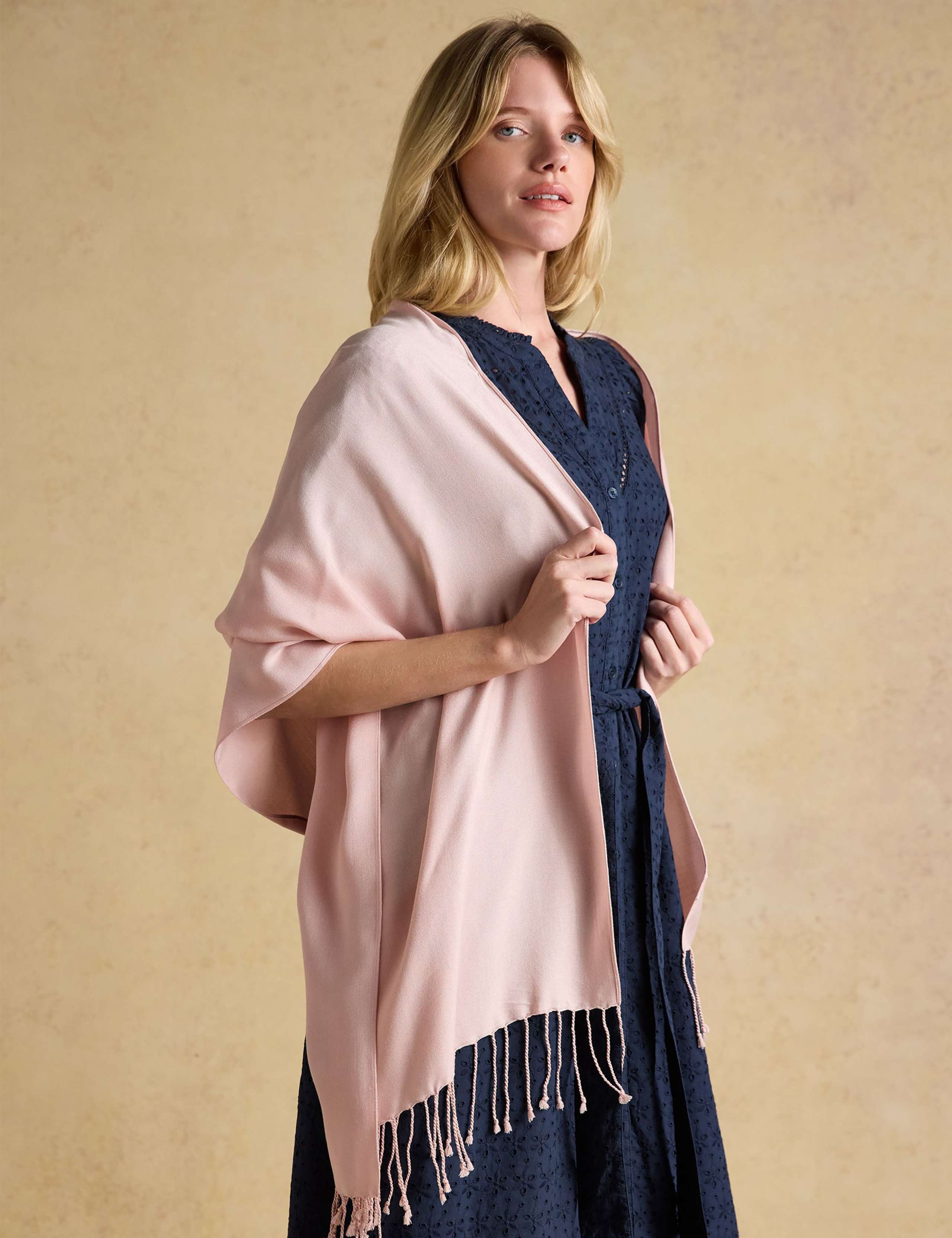 Pure Modal Fringed Scarf 3 of 6